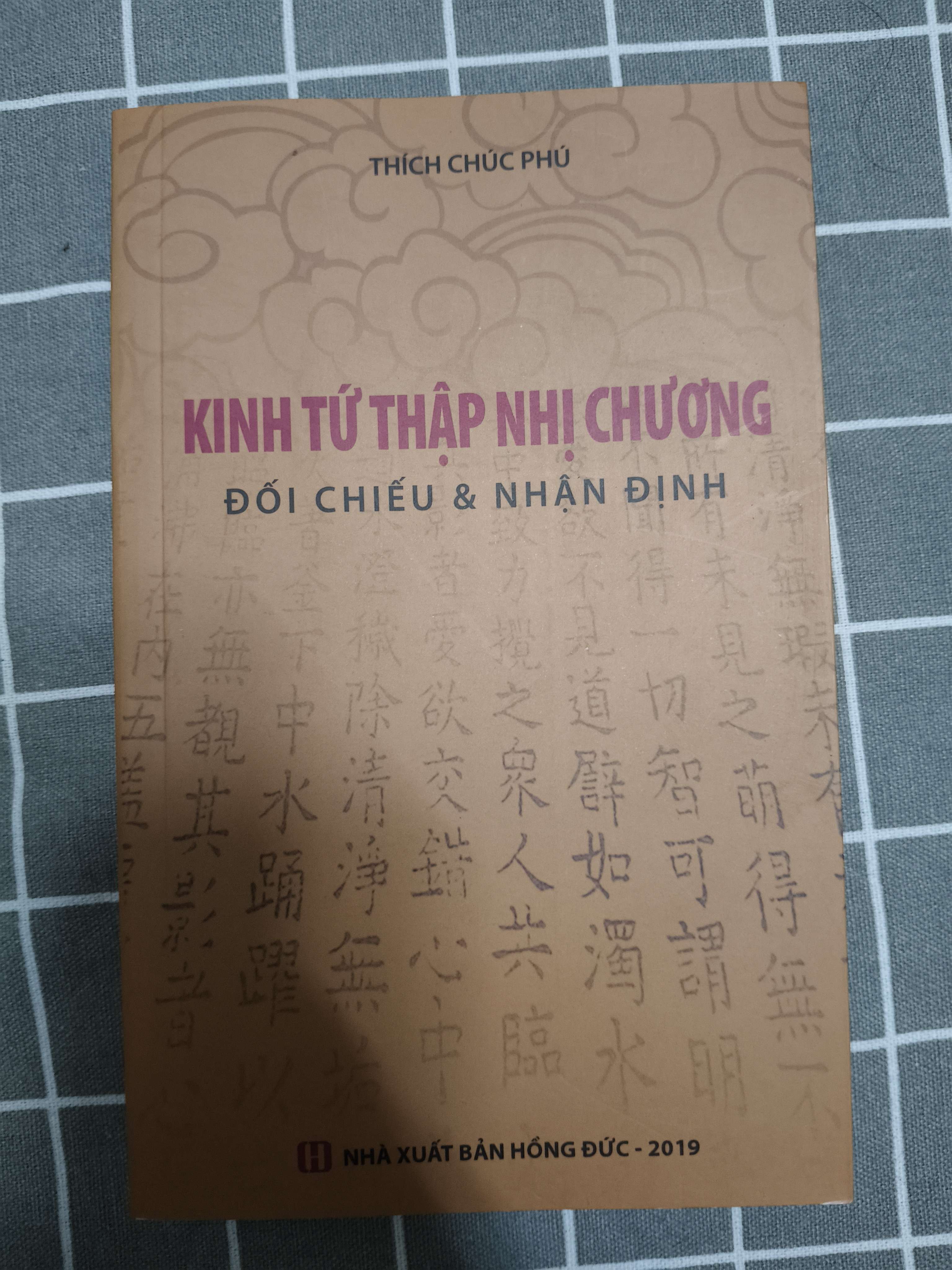 Kinh tứ thập nhị chương đối chiếu và nhận định - Xb 2019 - 398 trang (Phật giáo) ANTQ