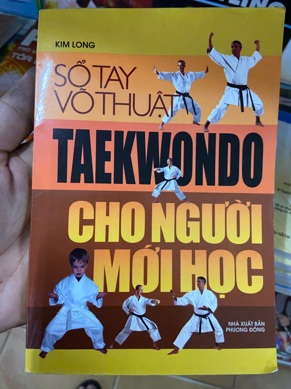 Sổ tay võ thuật Taekwondo cho người mới học - Kim Long Mới 80% (Sách kiến thức tổng hợp) VAVO