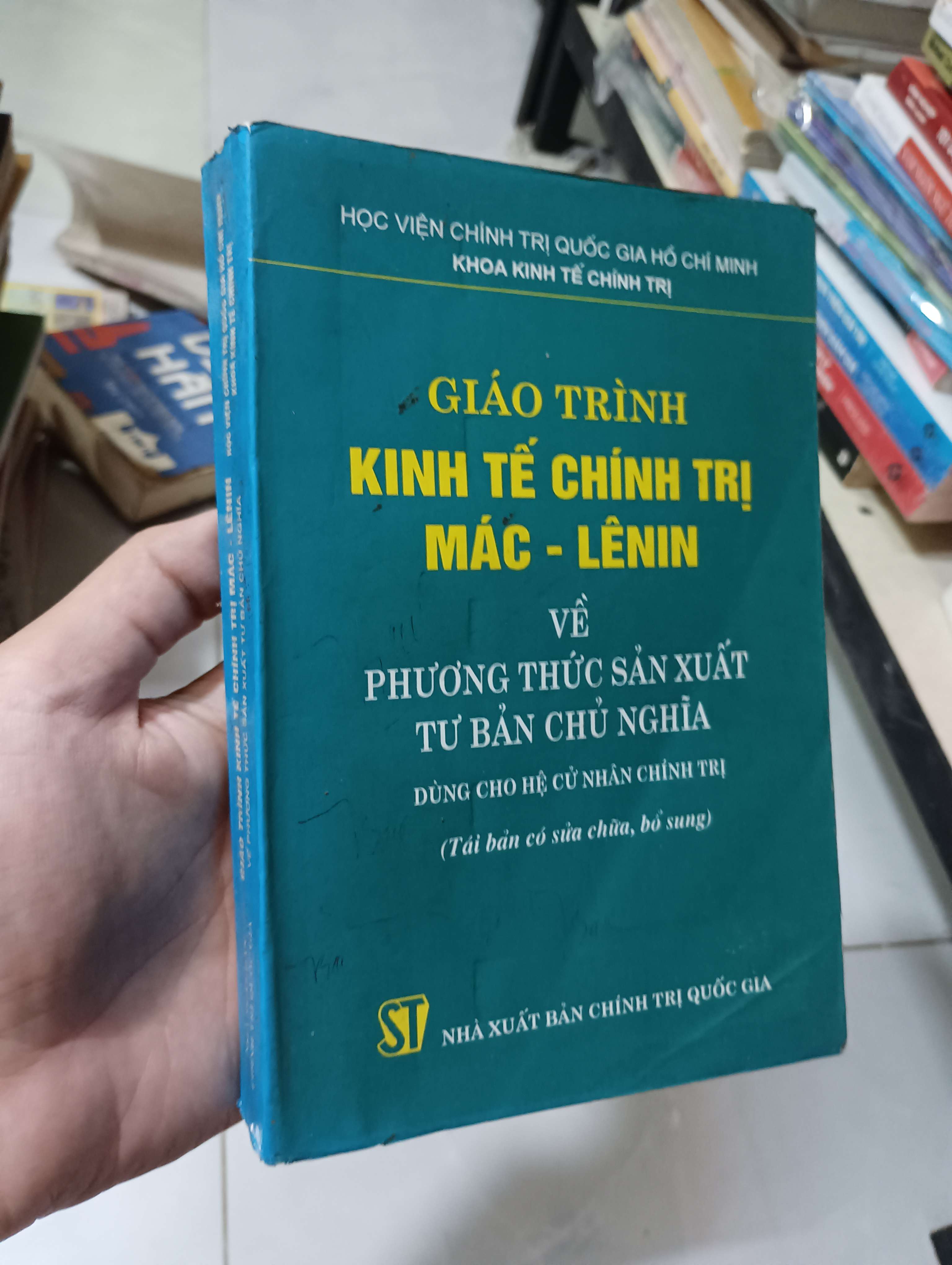 Giáo trình Kinh tế chính trị Mác - Lênin về phương thức sản xuất tư bản chủ nghĩa 2002 80% ố (Sách giáo khoa - giáo trình) HLSC
