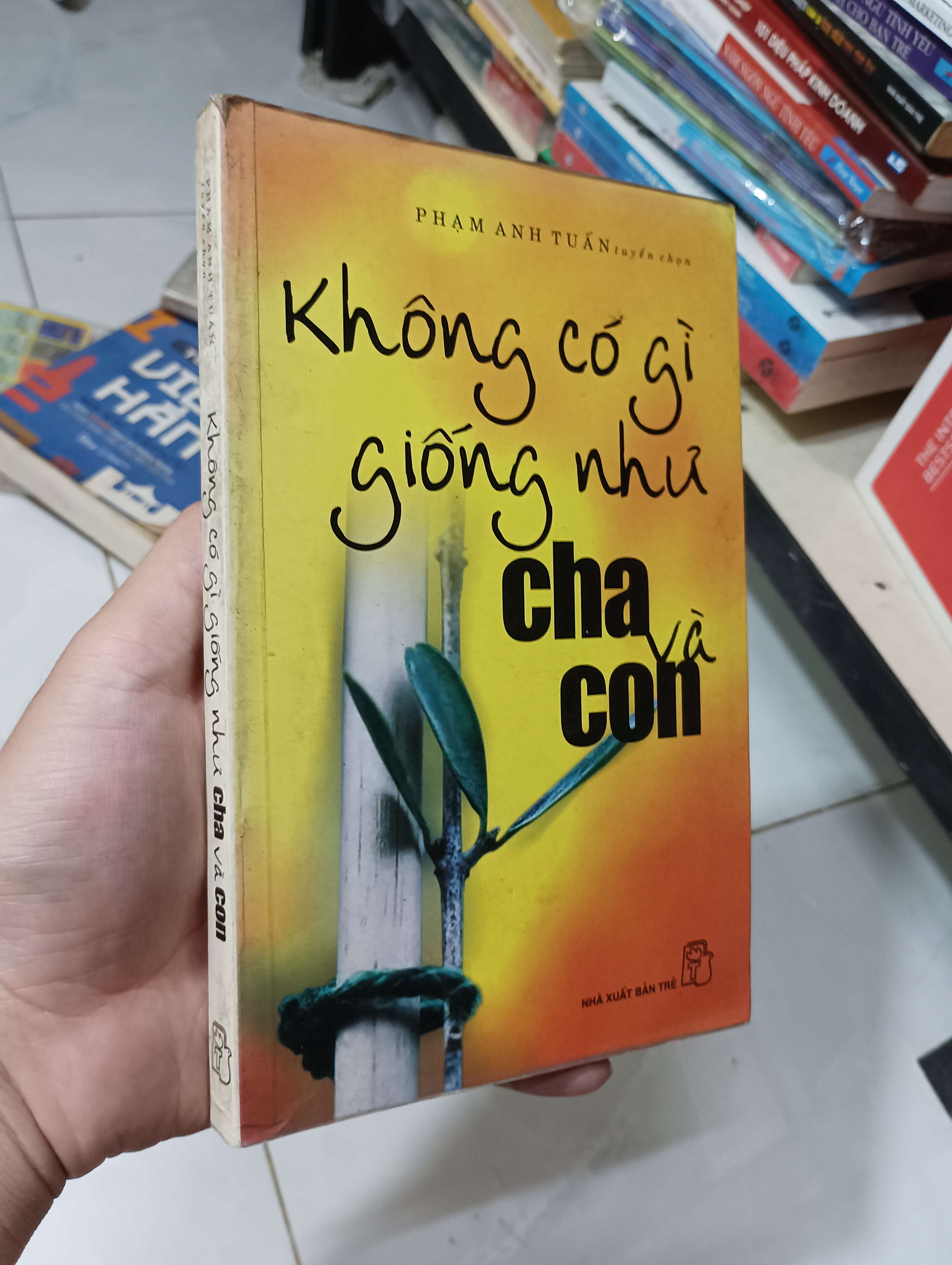 Không có gì giống như cha và con - Phạm Anh Tuấn 80% ố (Sách văn học) HLSC