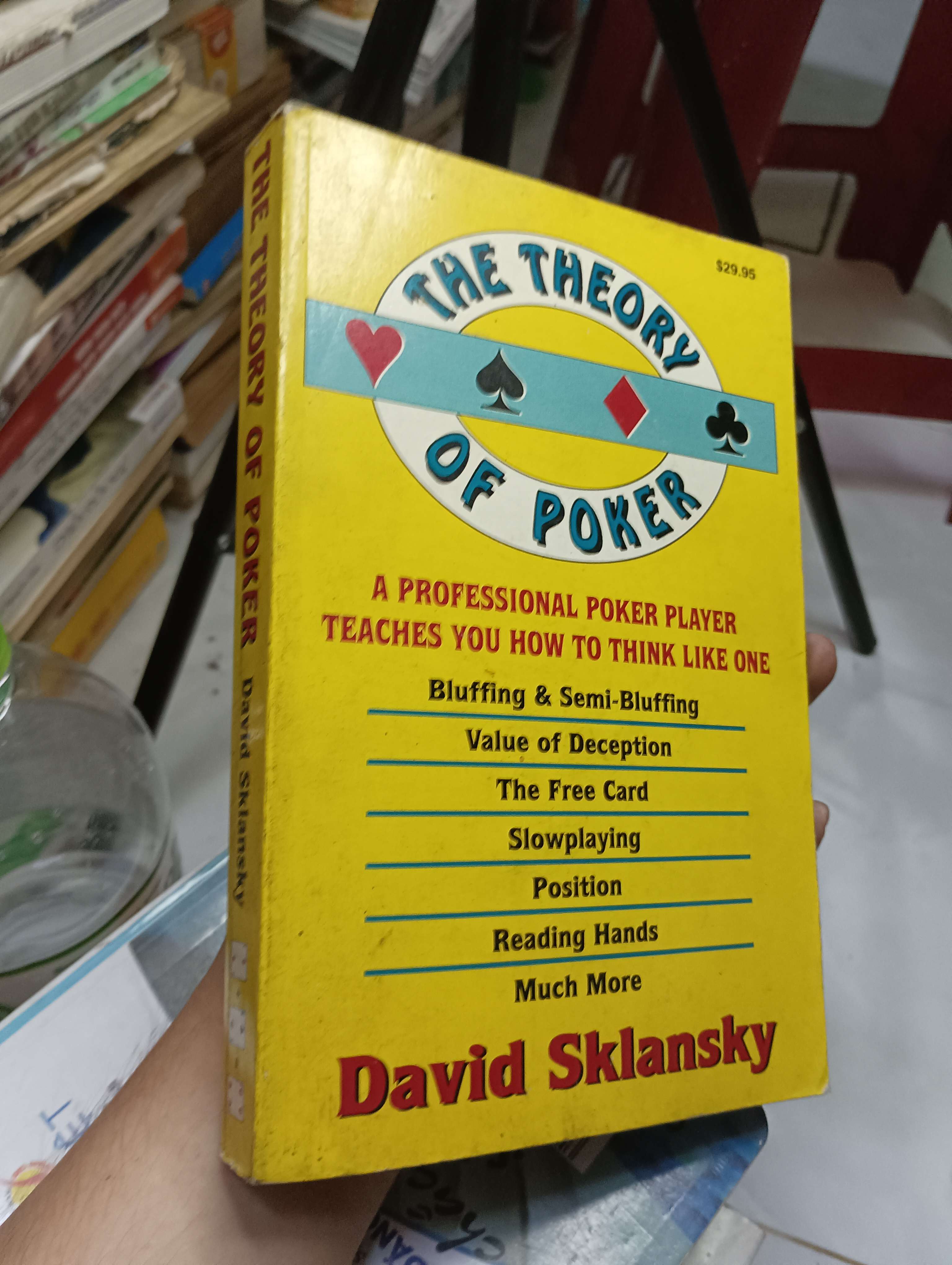 The Theory of Poker - David Sklansky 80% ố (Sách ngoại) HLSC