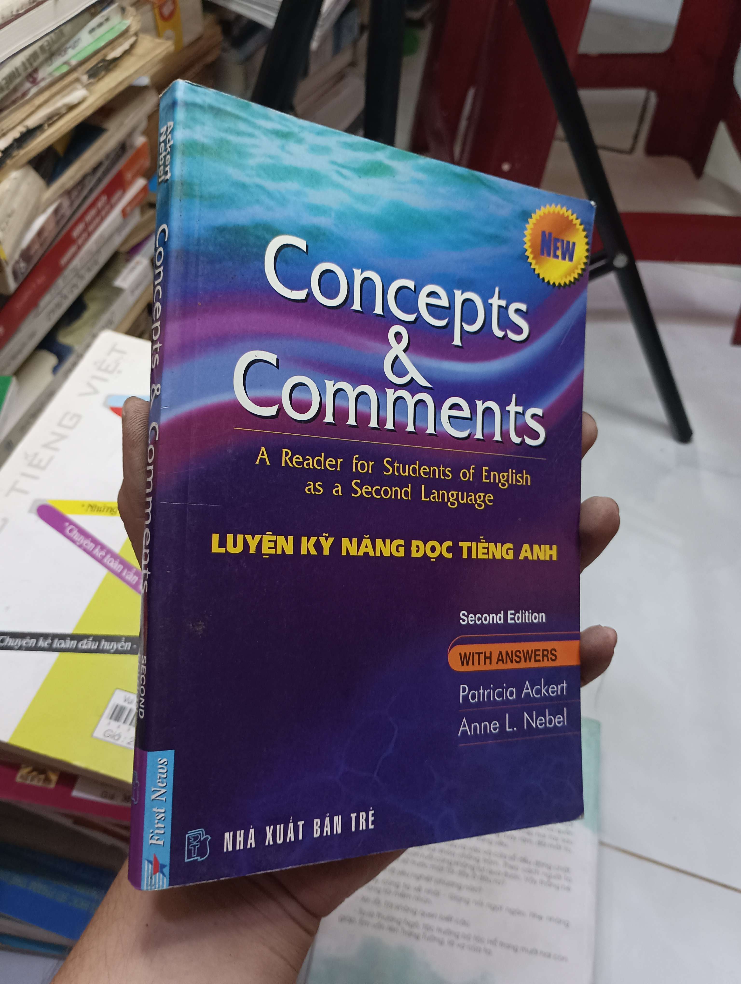 Concepts & Comments: A Reader for Students of English as a Second Language - Patricia Ackert, Anne L. Nebel 2007 80% có viết (Sách học ngoại ngữ) HLSC