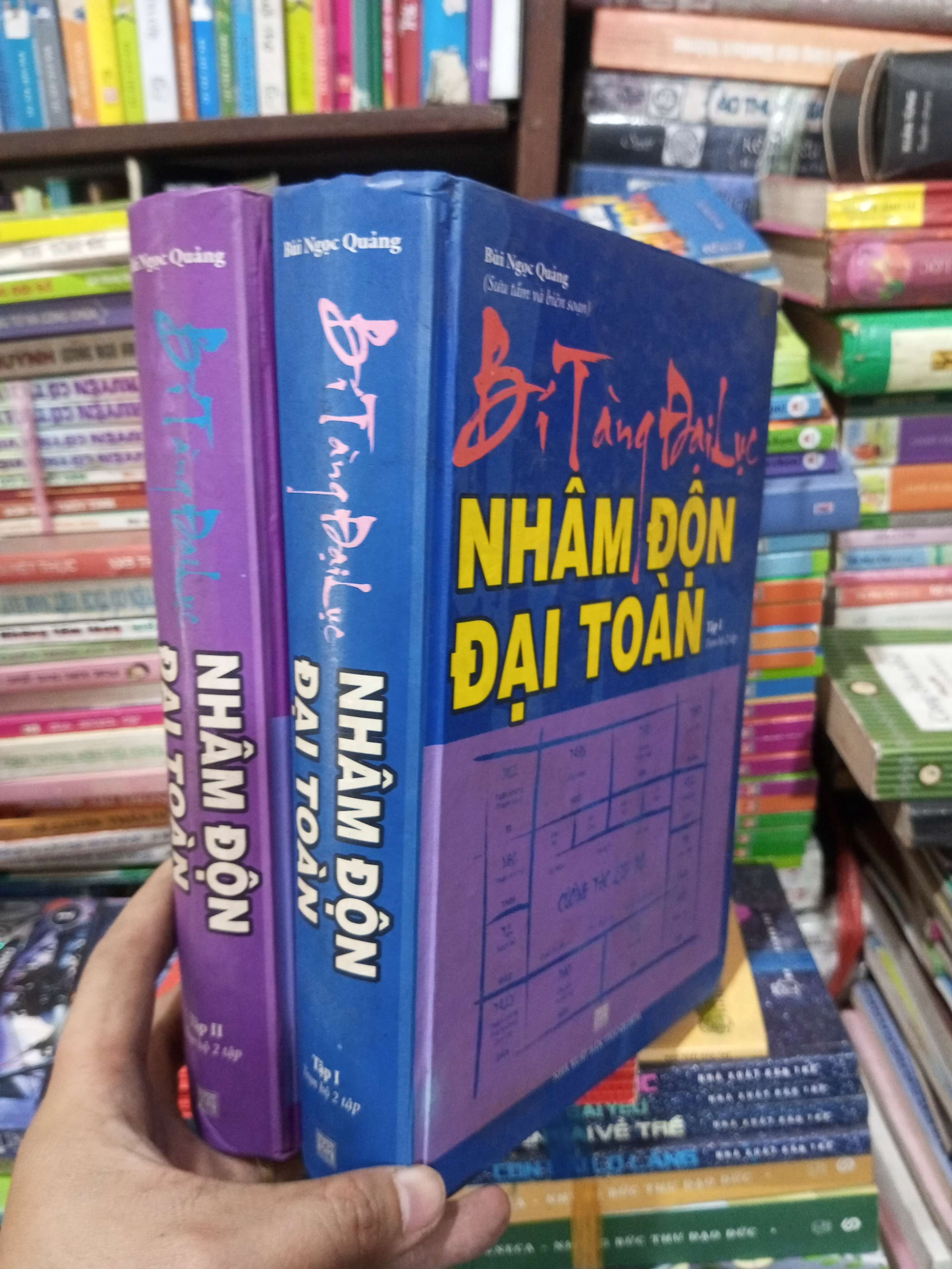 2 cuốn Bí Tàng Đại Lục Nhâm Độn Đại Toàn - Bùi Ngọc Quảng 2007 mới 80% ố bẩn bìa cứng (Sách tôn giáo - tâm linh) BGB