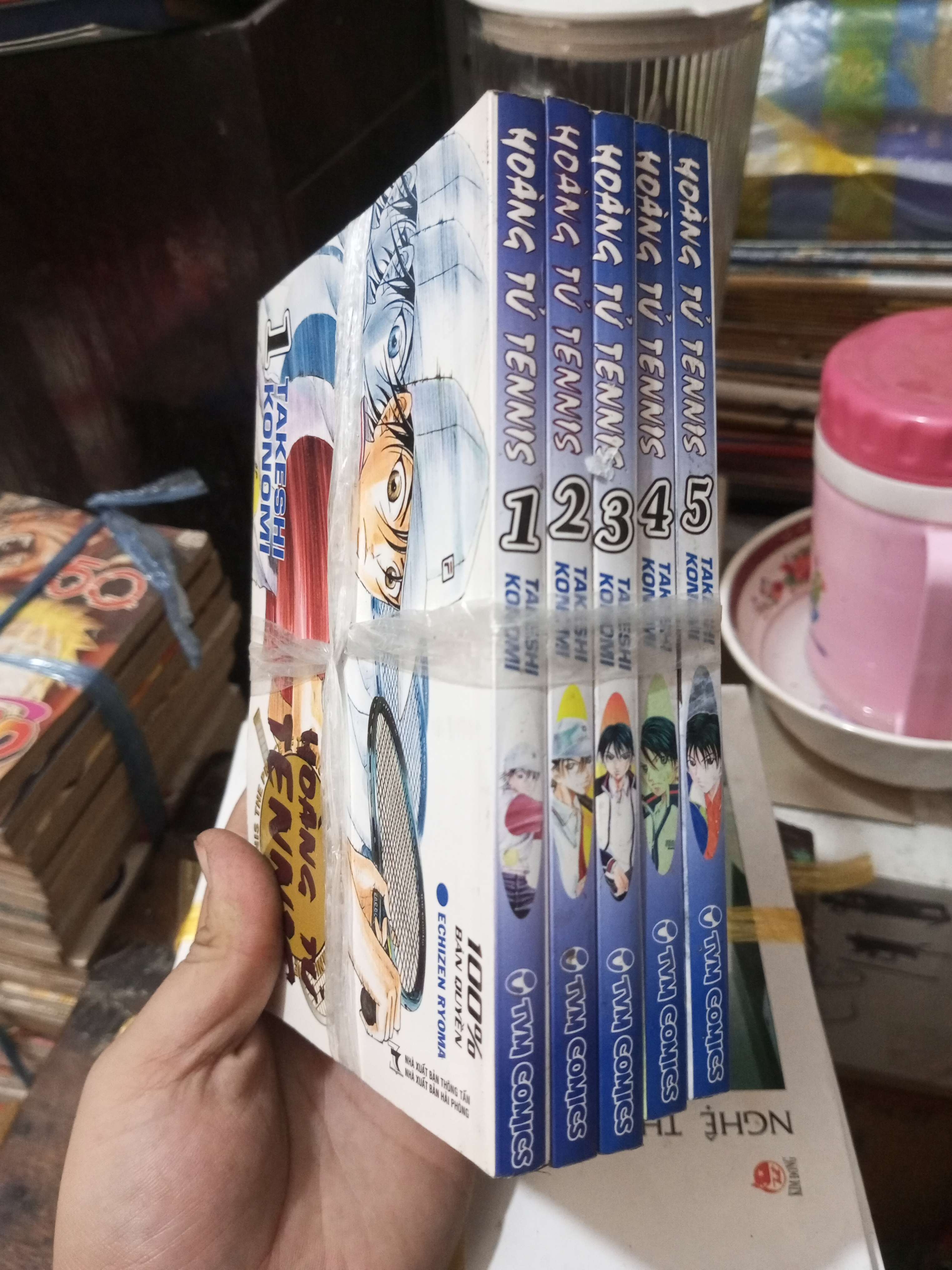 5 cuốn Hoàng Tử Tennis (Truyện tranh ) BGB