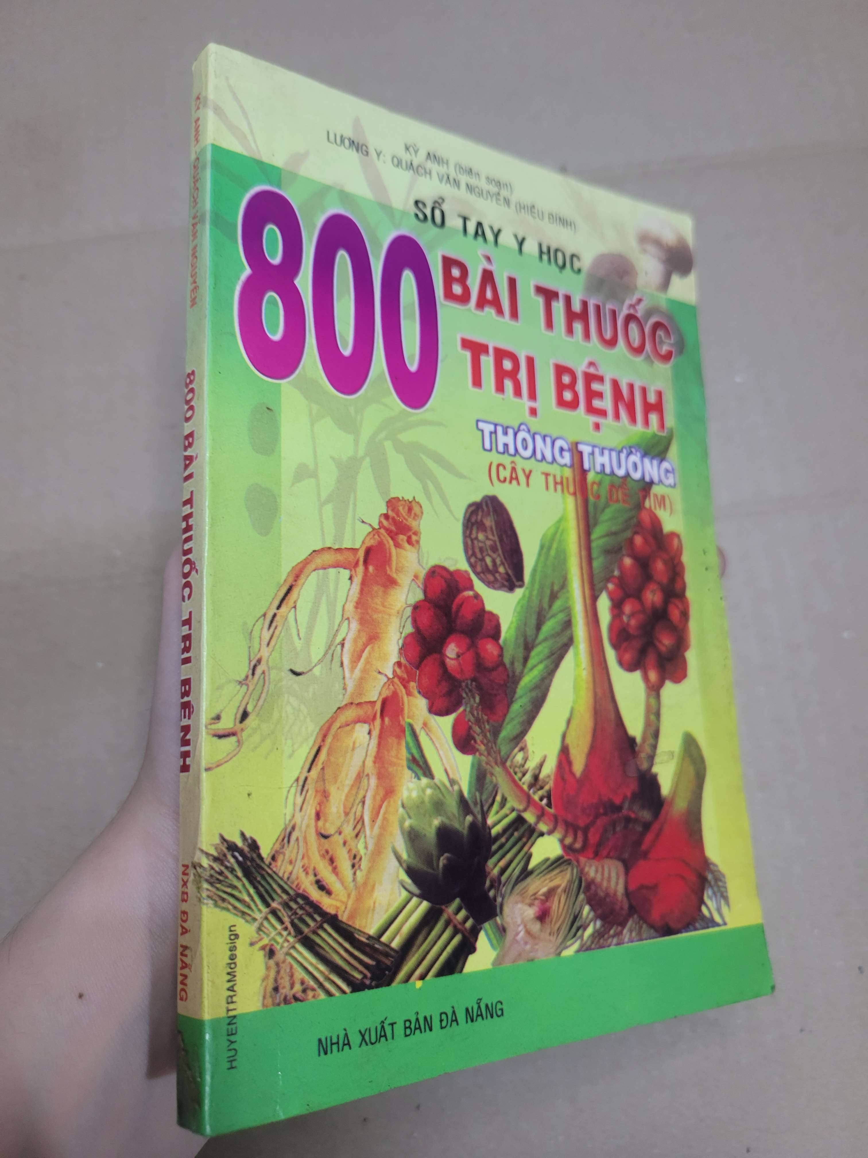 800 BÀI THUỐC TRỊ BỆNH THÔNG THƯỜNG 2007 mới 70% bẩn bìa, ố (Sách Y học - Sức khỏe - Thể thao) HCM