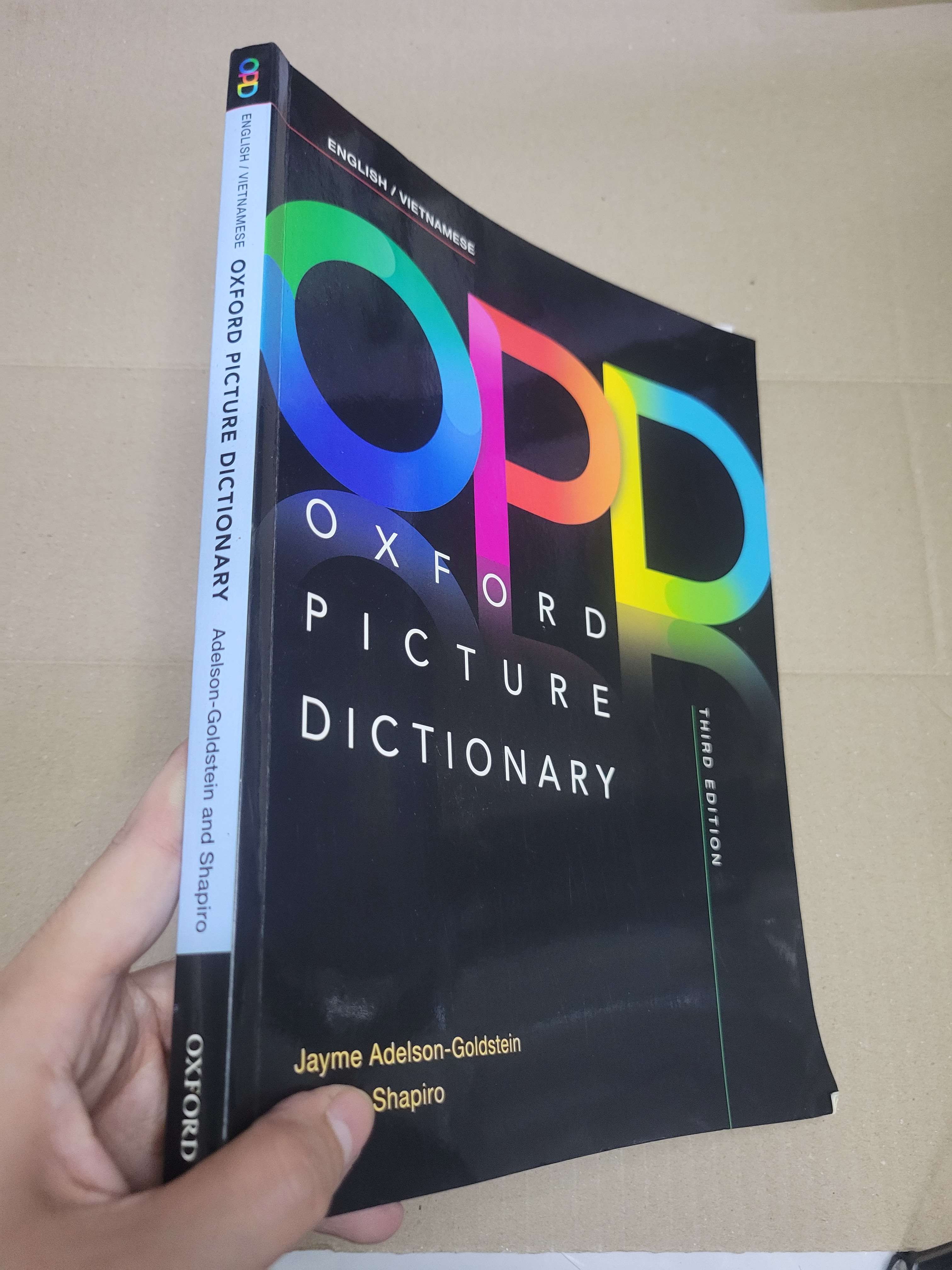 OXFORD PICTURE DICTIONARY mới 80% có highlight nhiều, bẩn nhẹ (Sách học ngoại ngữ) HCM