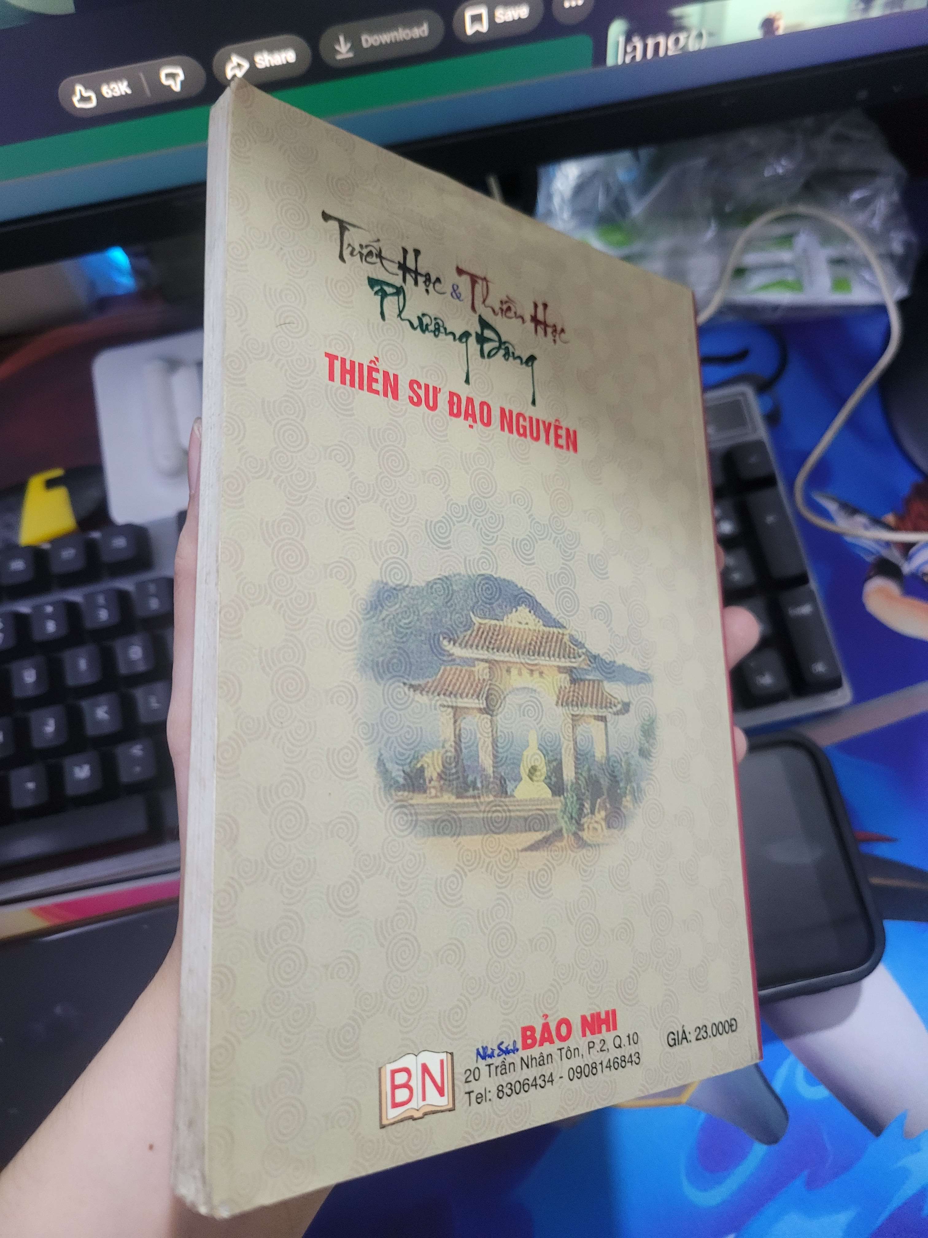 TRIẾT HỌC & THIỀN HỌC PHƯƠNG ĐÔNG - THIỀN SƯ ĐẠO NGUYÊN 2007 mới 80% bẩn bìa, ố (Triết học phương tây) HCM