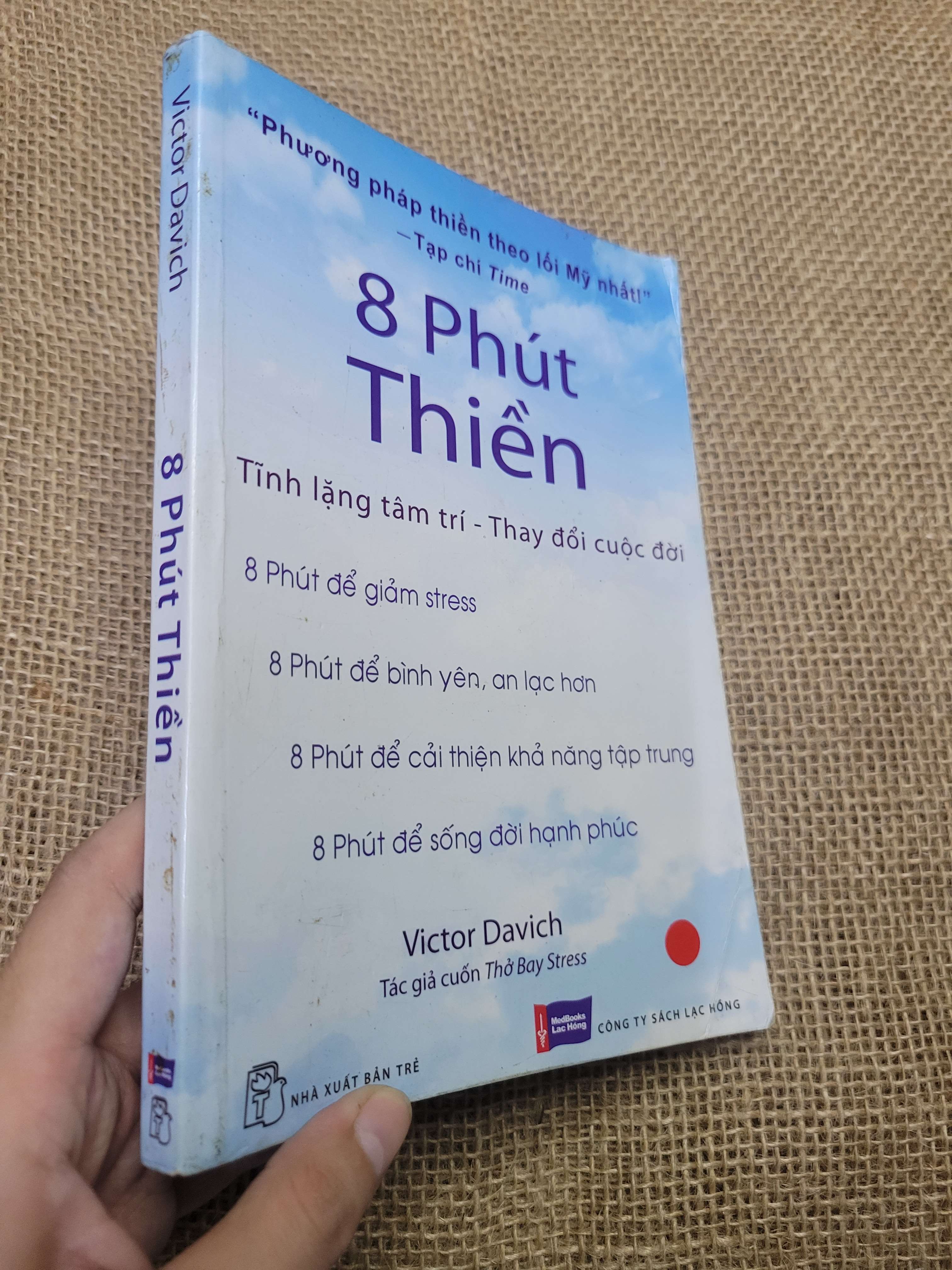 8 PHÚT THIỀN - VICTO DAVICH 2011 mới 80% bẩn bìa, ố nhẹ (Sách tôn giáo - tâm linh) HCM