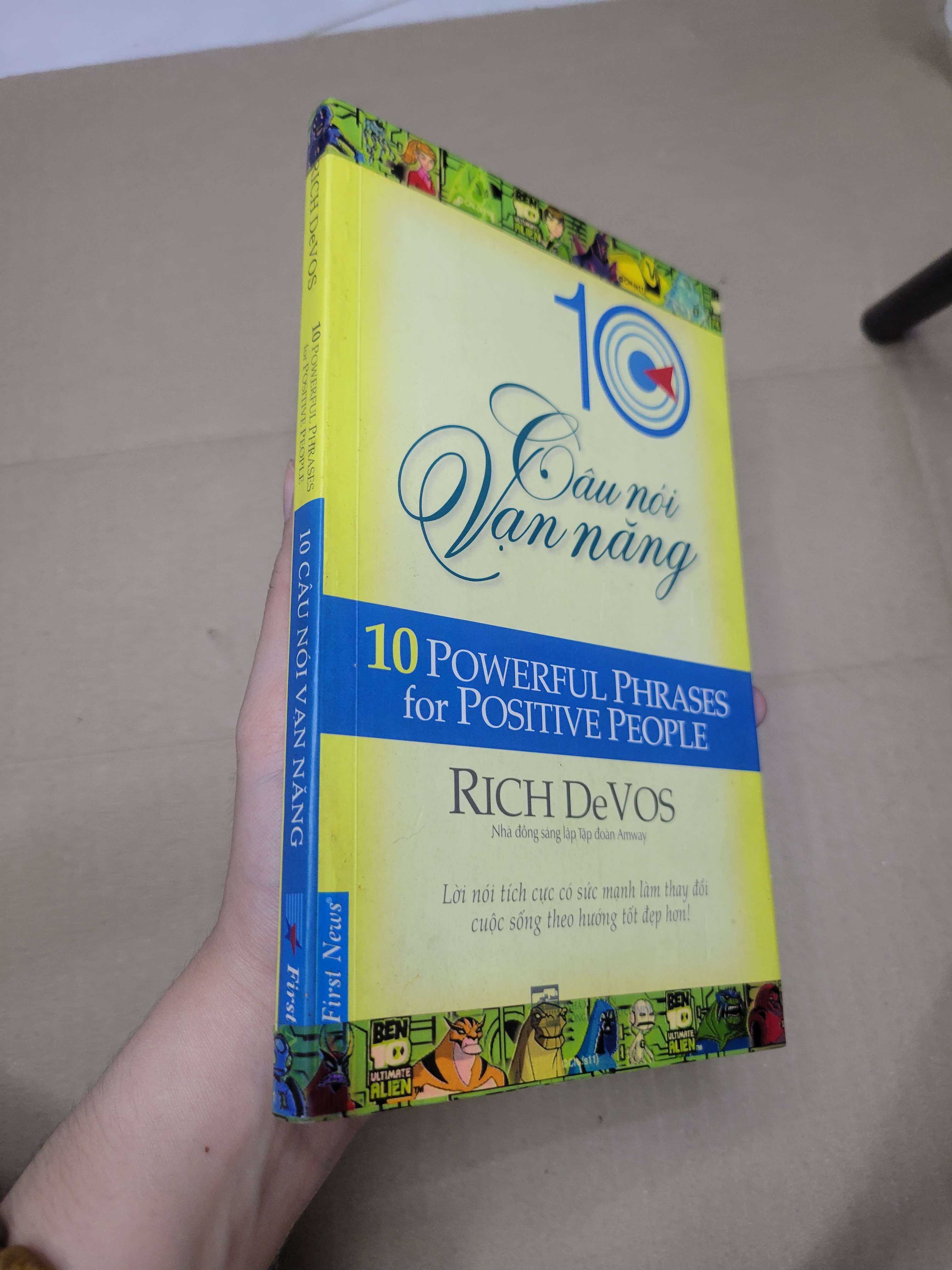 10 CÂU NÓI VẠN NĂNG - Rich De VOS 2012 mới 80% bẩn bìa, có chữ ký (Sách kỹ năng) HCM