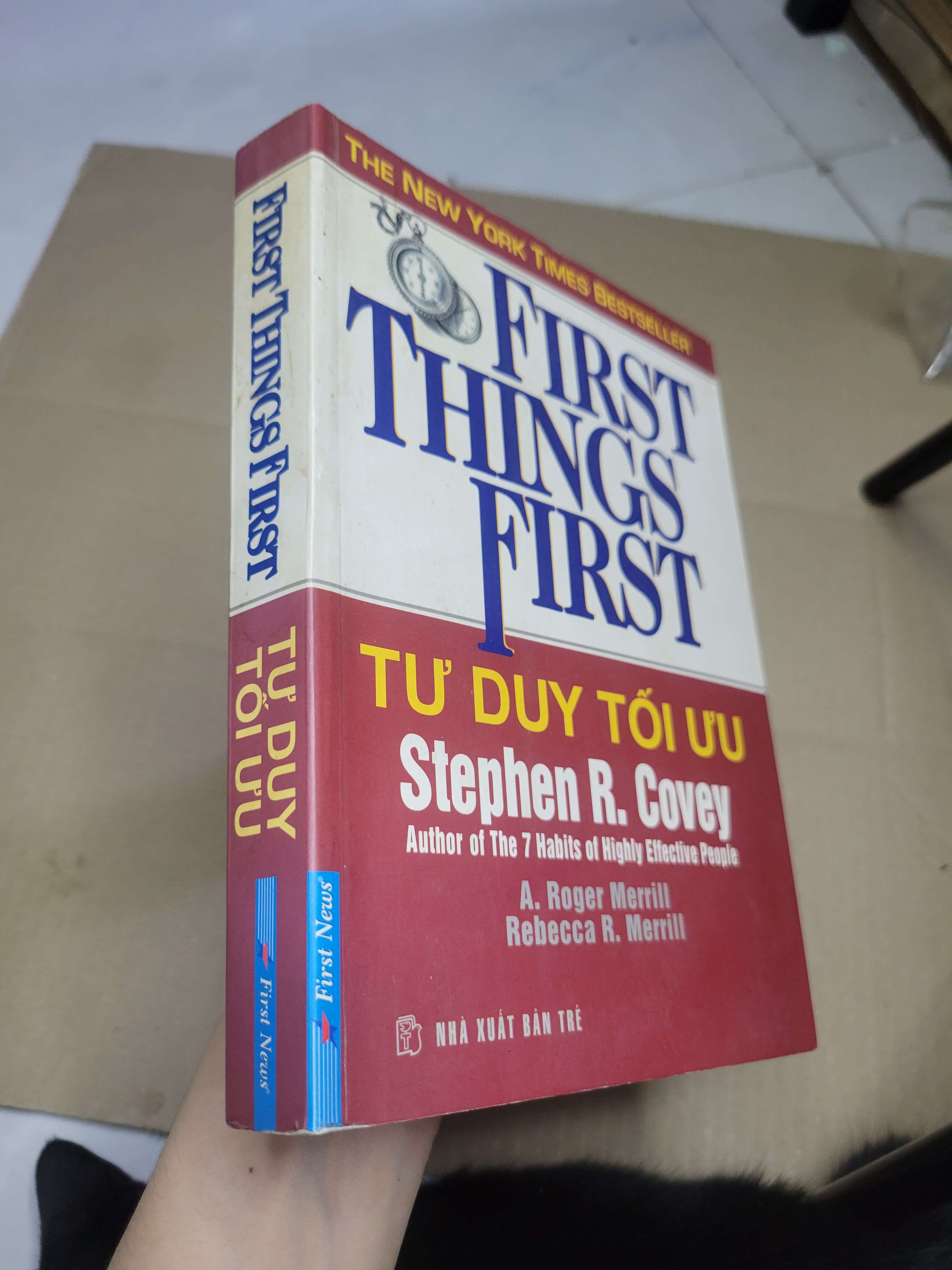 TƯ DUY TỐI ƯU - STEPHEN R. COVEY 2009 mới 80% bẩn bìa, có chữ viết, ố (Sách kỹ năng) HCM