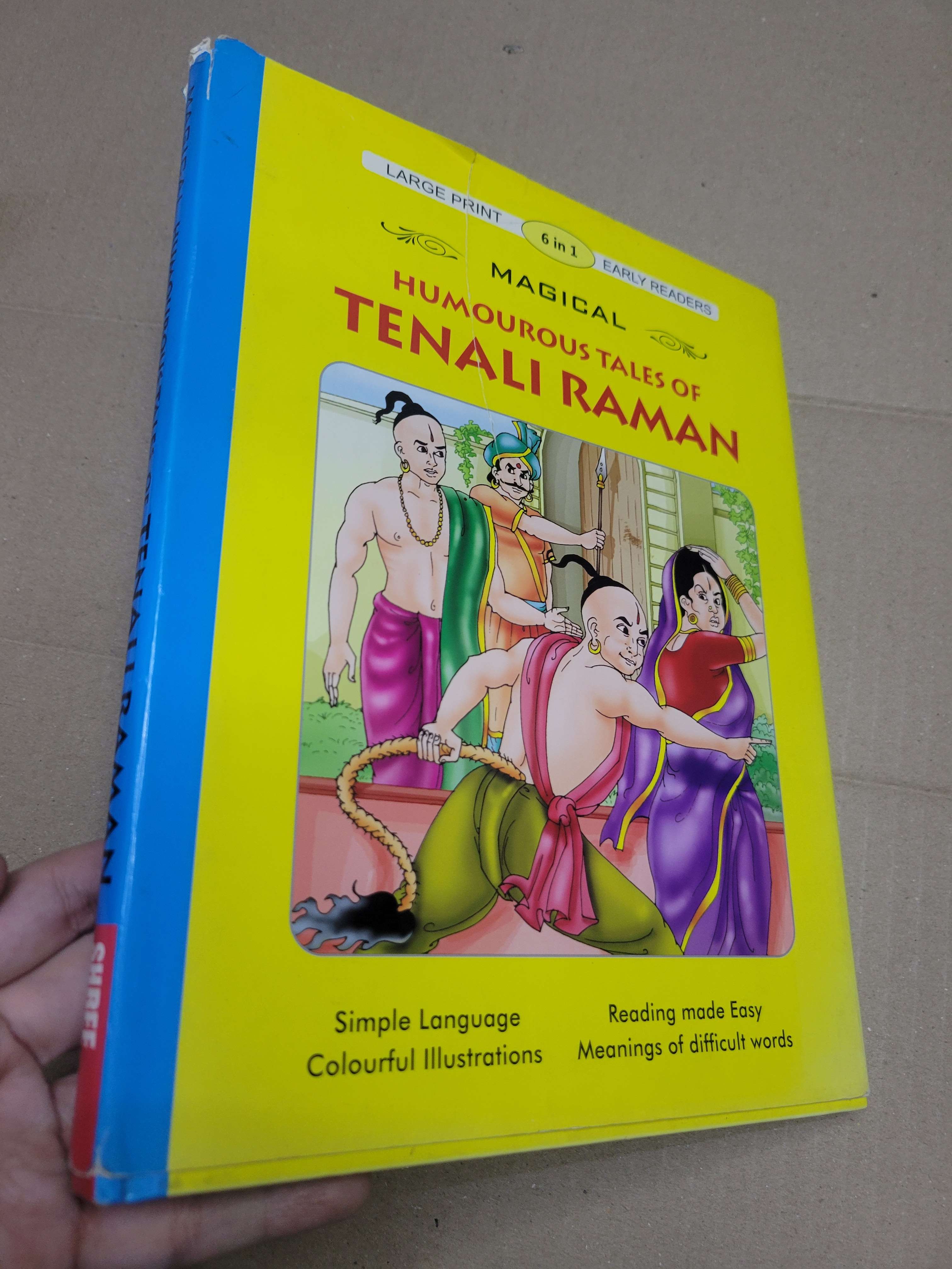 HUMOUROUS TALES OF TENALI RAMAN mới 60% bìa cứng, bẩn bìa, rách trang, rách áo bìa (Sách ngoại) HCM