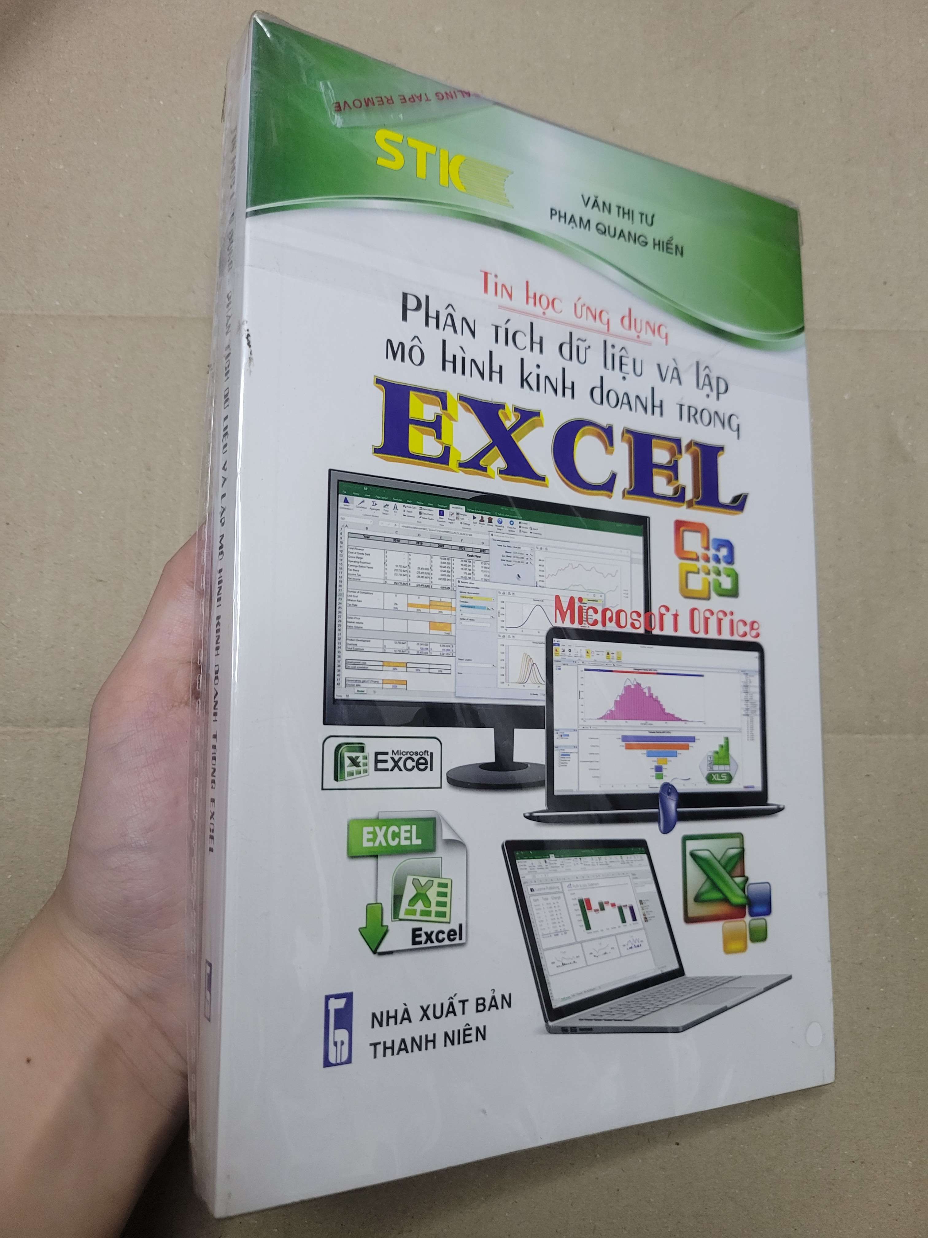 TIN HỌC ỨNG DỤNG - PHÂN TÍCH DỮ LIỆU VÀ LẬP MÔ HÌNH KINH DOANH TRONG EXCEL mới 90% bẩn seal (Sách giáo khoa - giáo trình) HCM