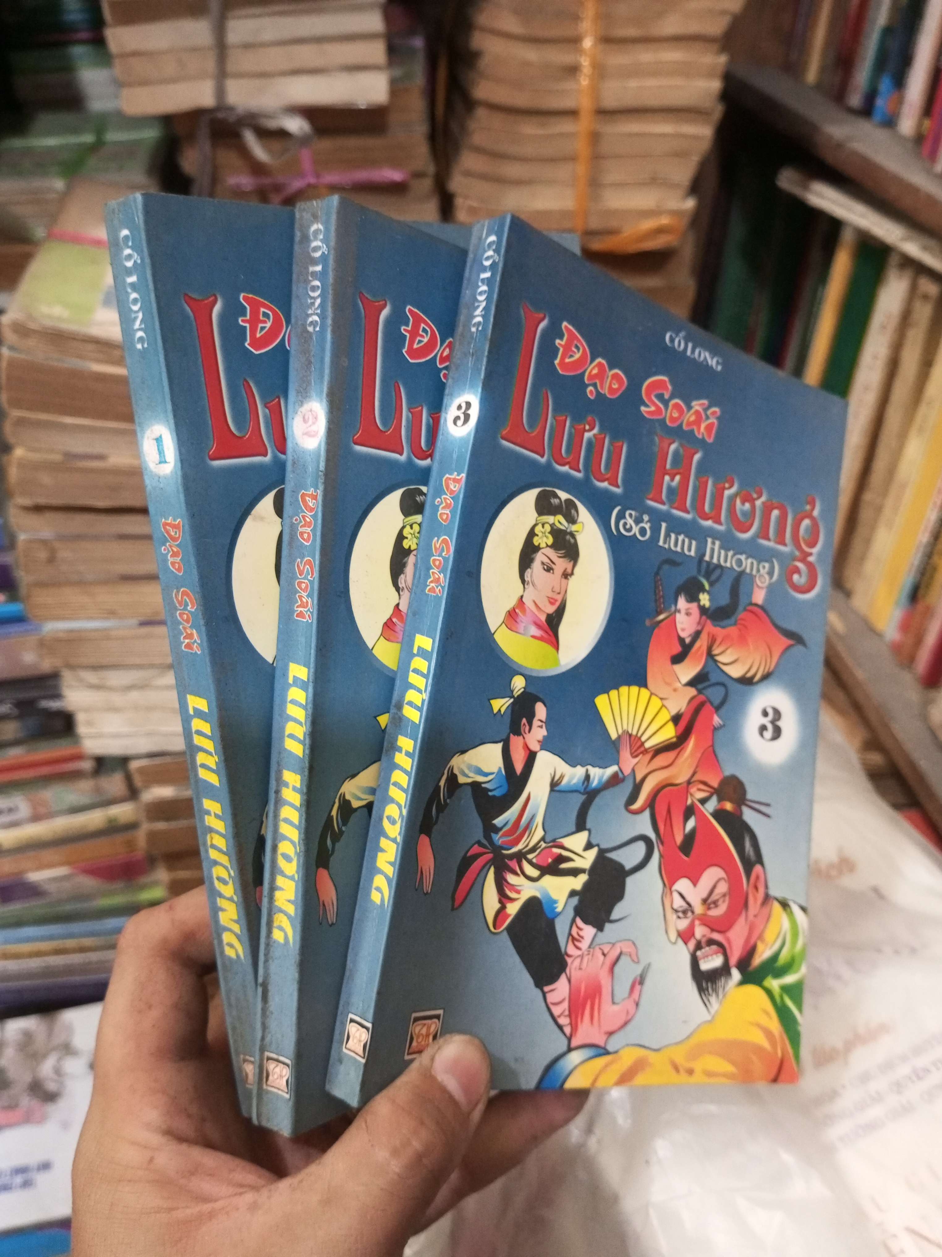 3 cuốn Đạo Soái Lưu Hương (Sở Lưu Hương) - Cổ Long (Văn học nước ngoài) BGB