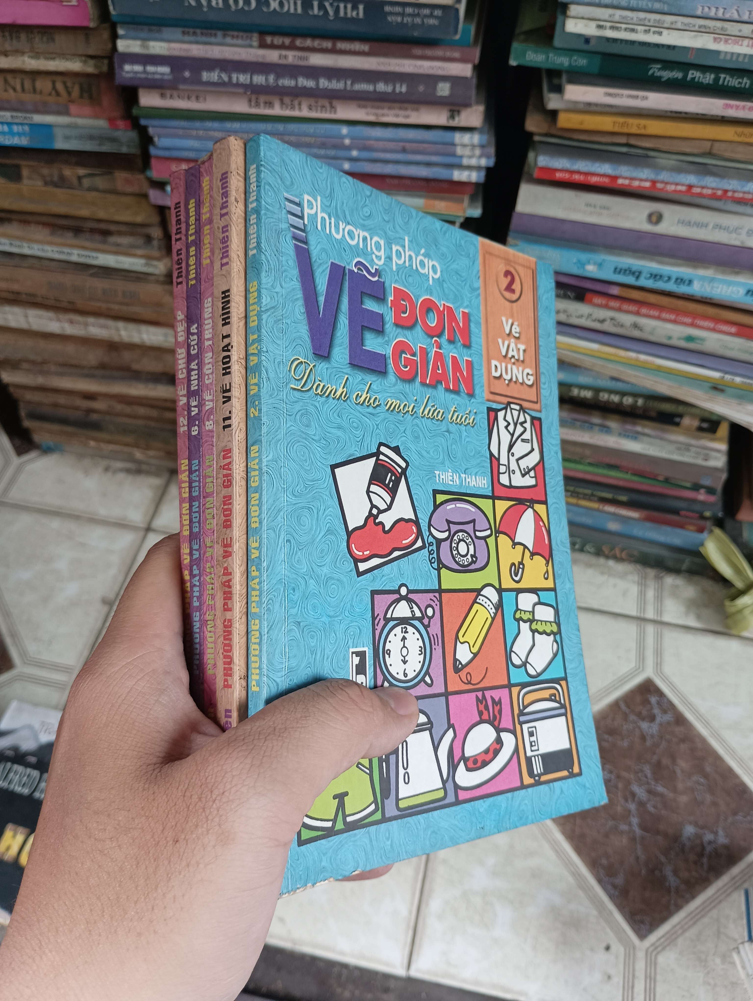 Phương pháp vẽ đơn giản dành cho mọi lứa tuổi (5 quyển) 2003 (Sách thiếu nhi) BGB
