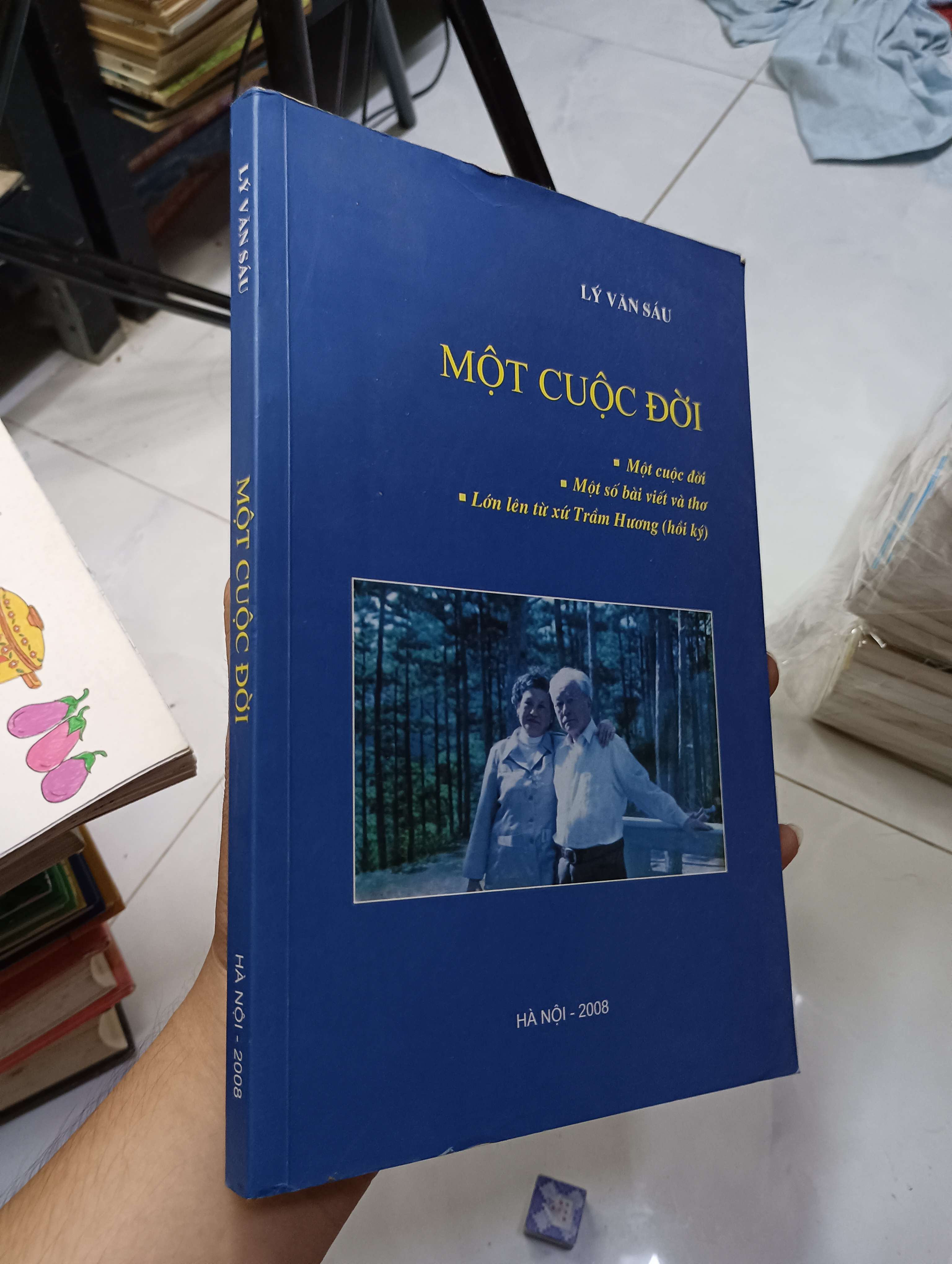 MỘT CUỘC ĐỜI - LÝ VĂN SÁU 2008 80% ố (Sách văn học) HCM