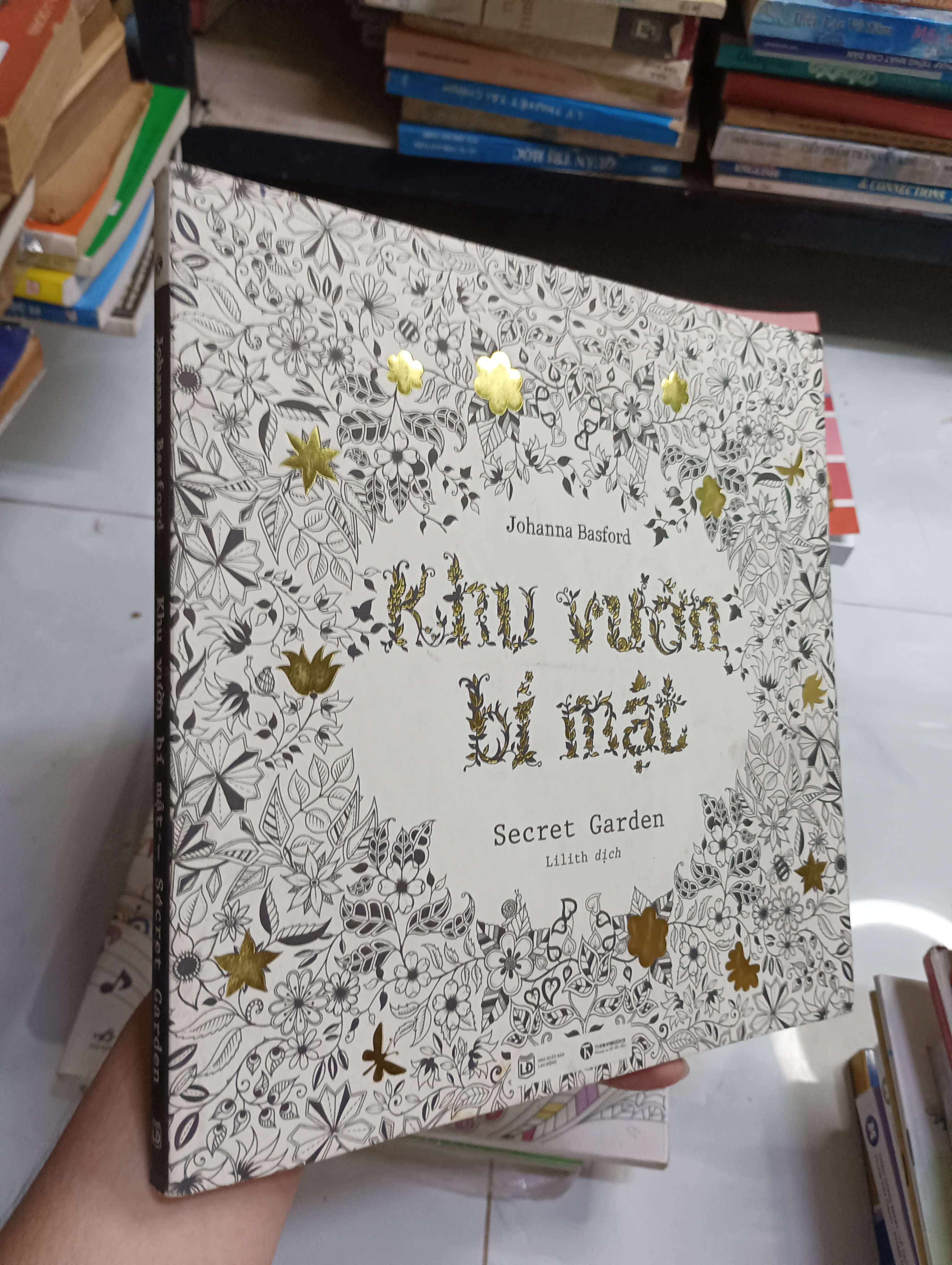 Khu vườn bí mật (Secret Garden) - Johanna Basford 2015 80% (Sách thiếu nhi) HCM