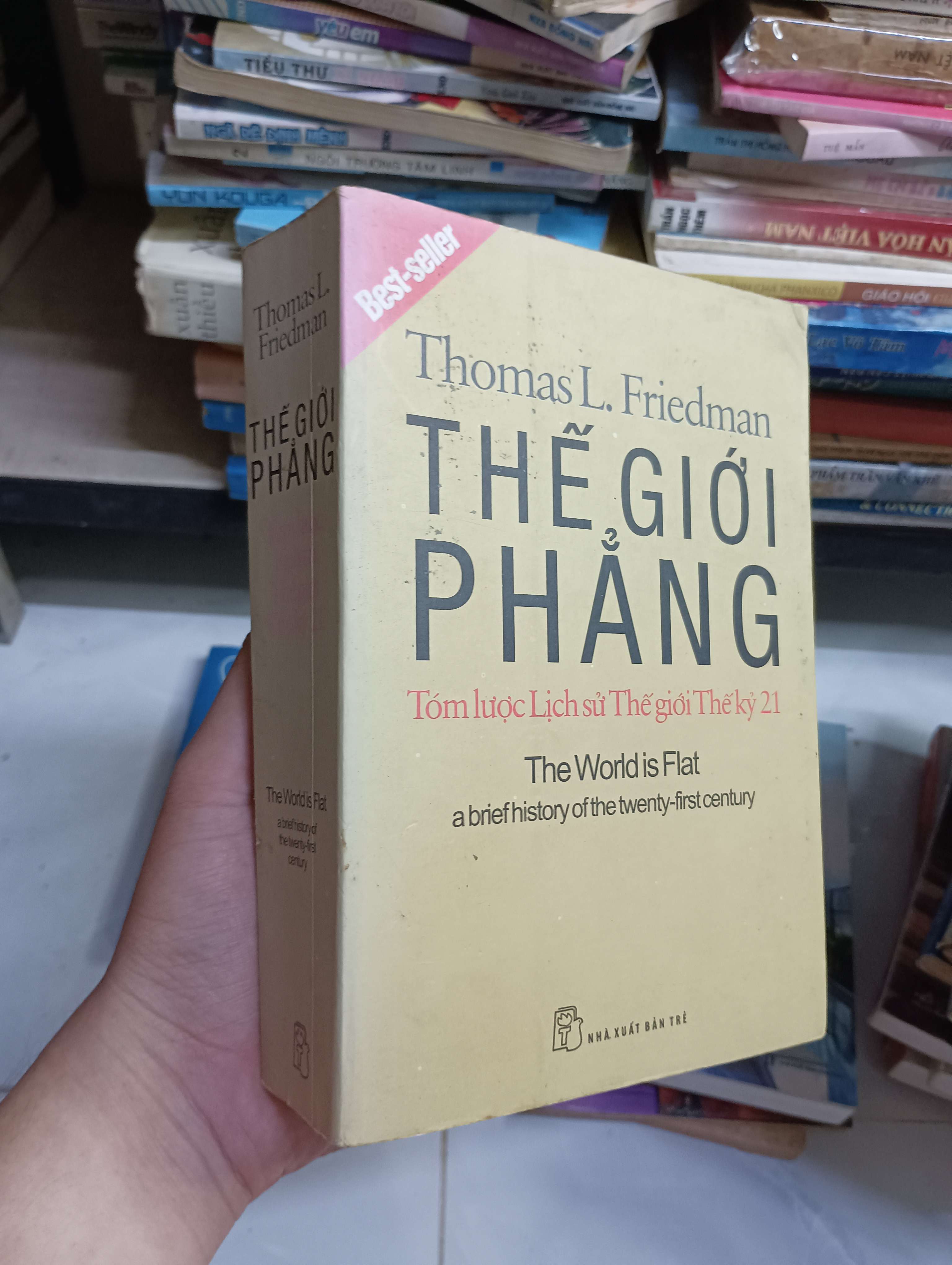 Thế Giới Phẳng - Thomas L. Friedman 2013 80% ố (Sách kinh tế - tài chính - chứng khoán) HCM