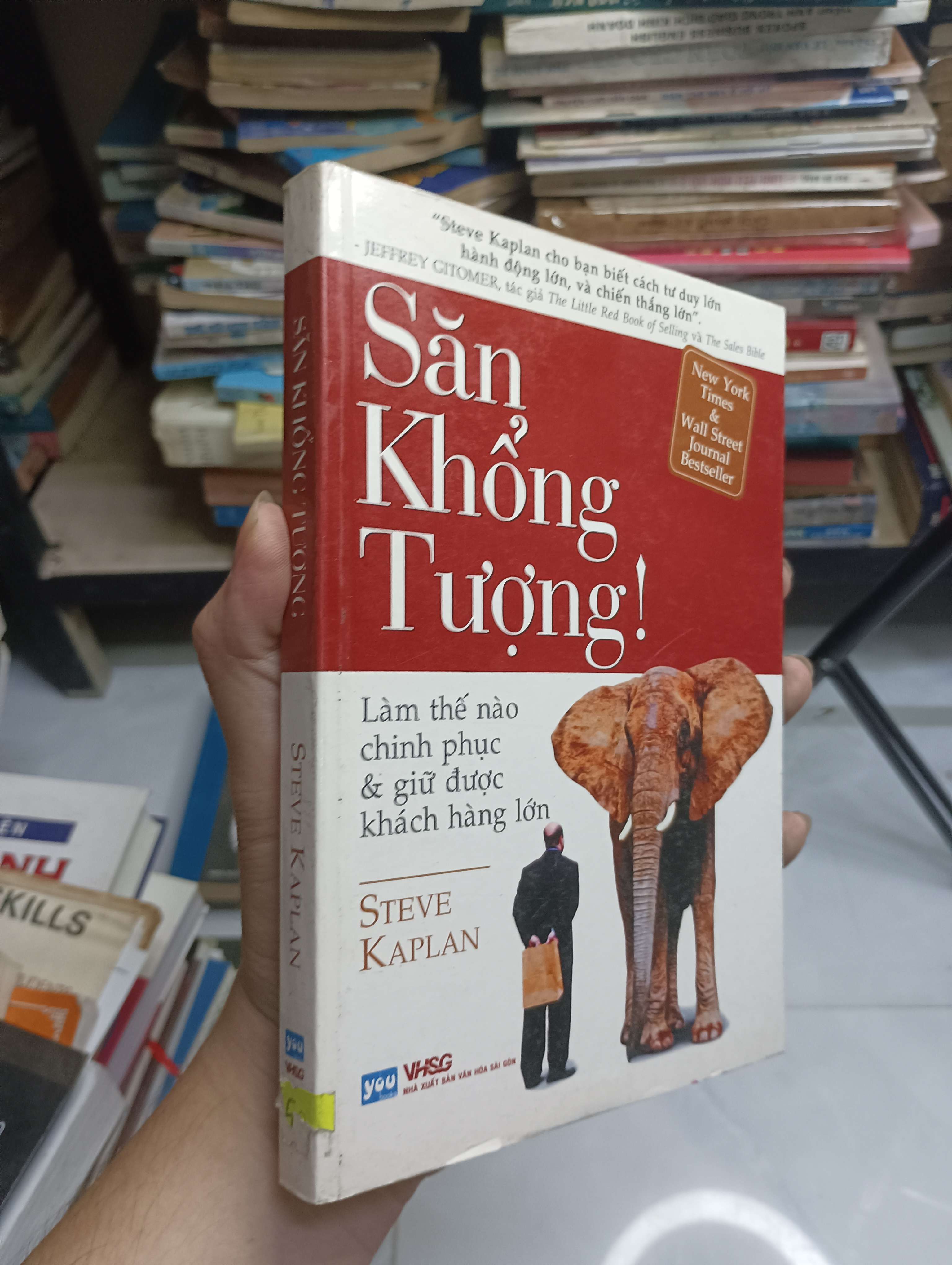 Săn Khổng Tượng! - Steve Kaplan 2008 80% ố (Kinh doanh - Marketing) HCM