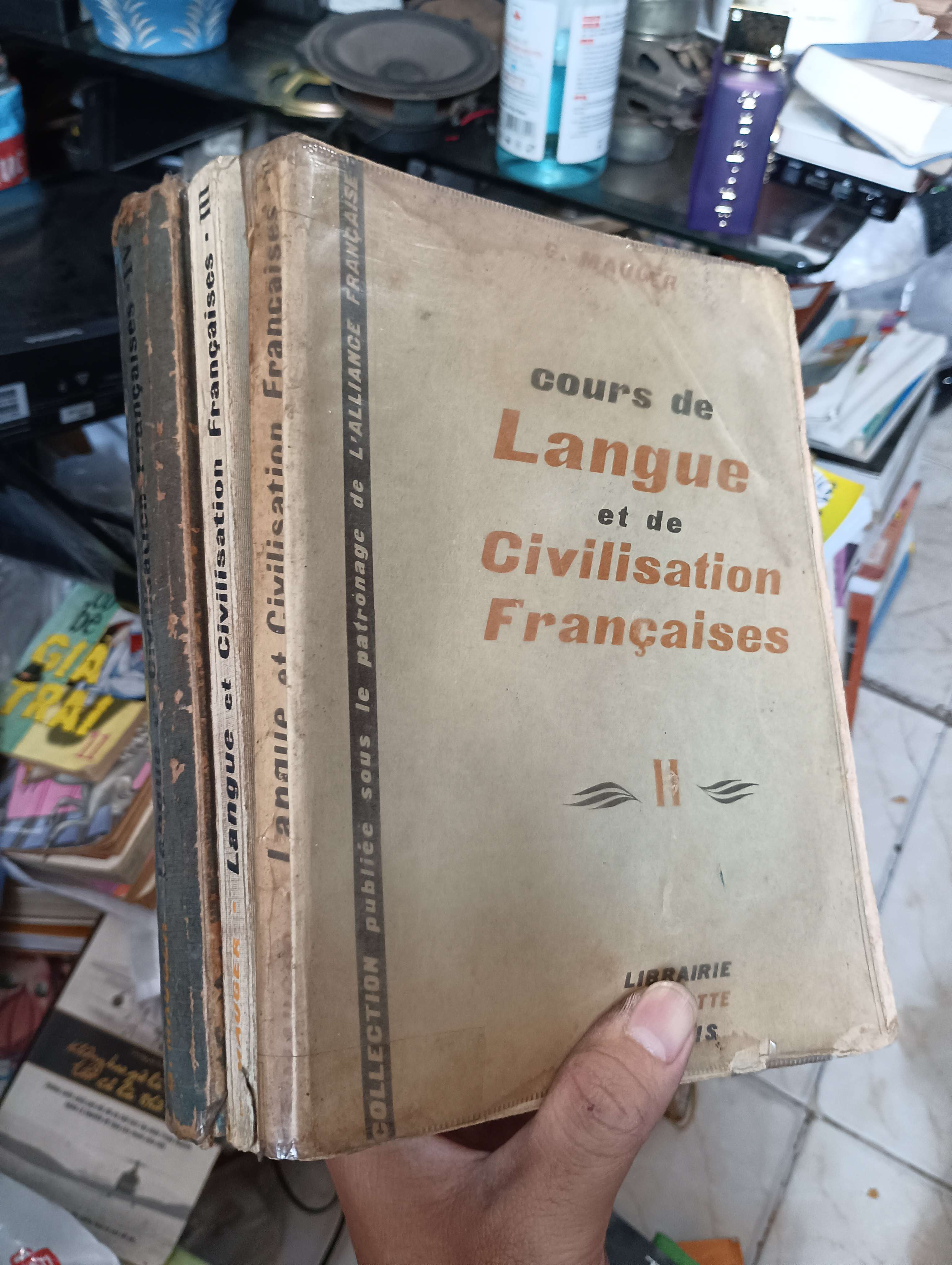 cours de Langue et de Civilisation Françaises (3 quyển) - G. Mauger (Sách ngoại) KSX