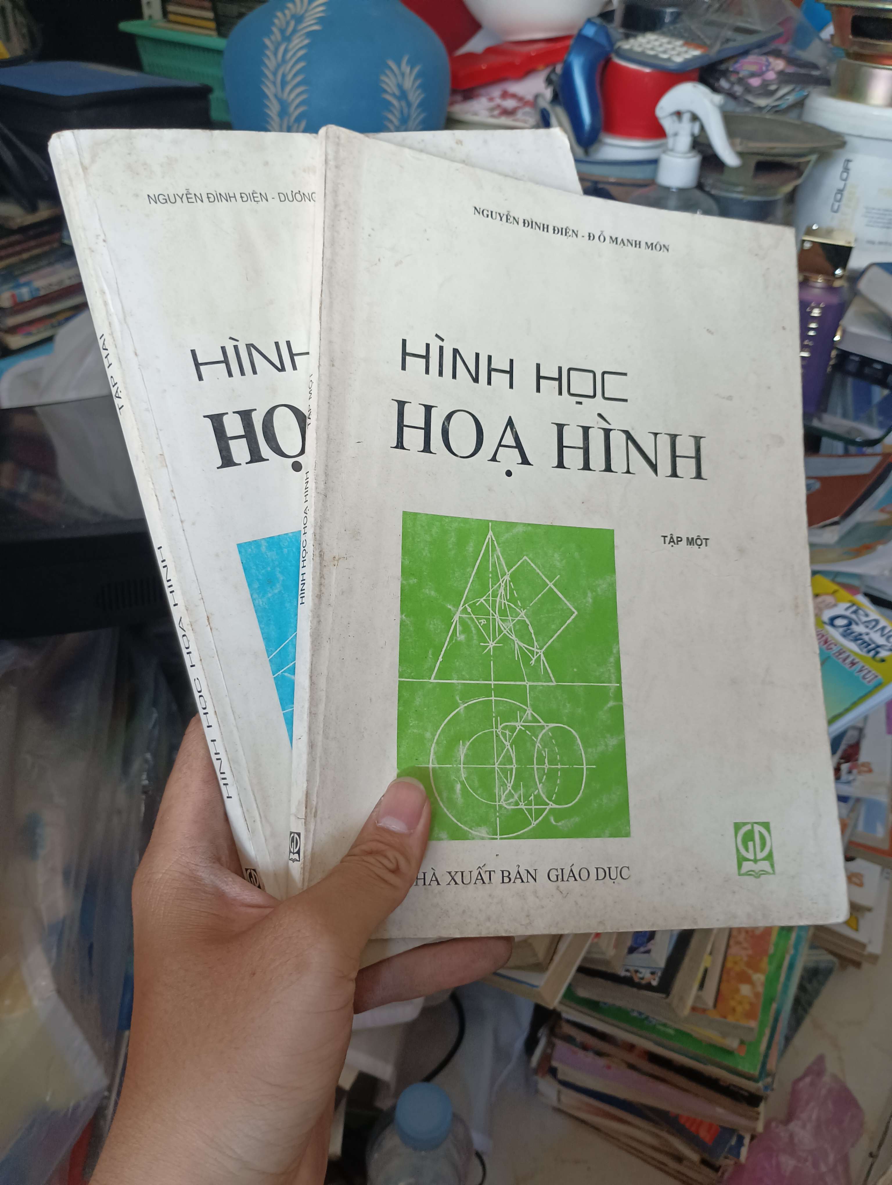 Hình Học Họa Hình (Tập 1 & 2) - Nguyễn Đình Điện - Đỗ Mạnh Món 2007 (Sách giáo khoa - giáo trình) KSX