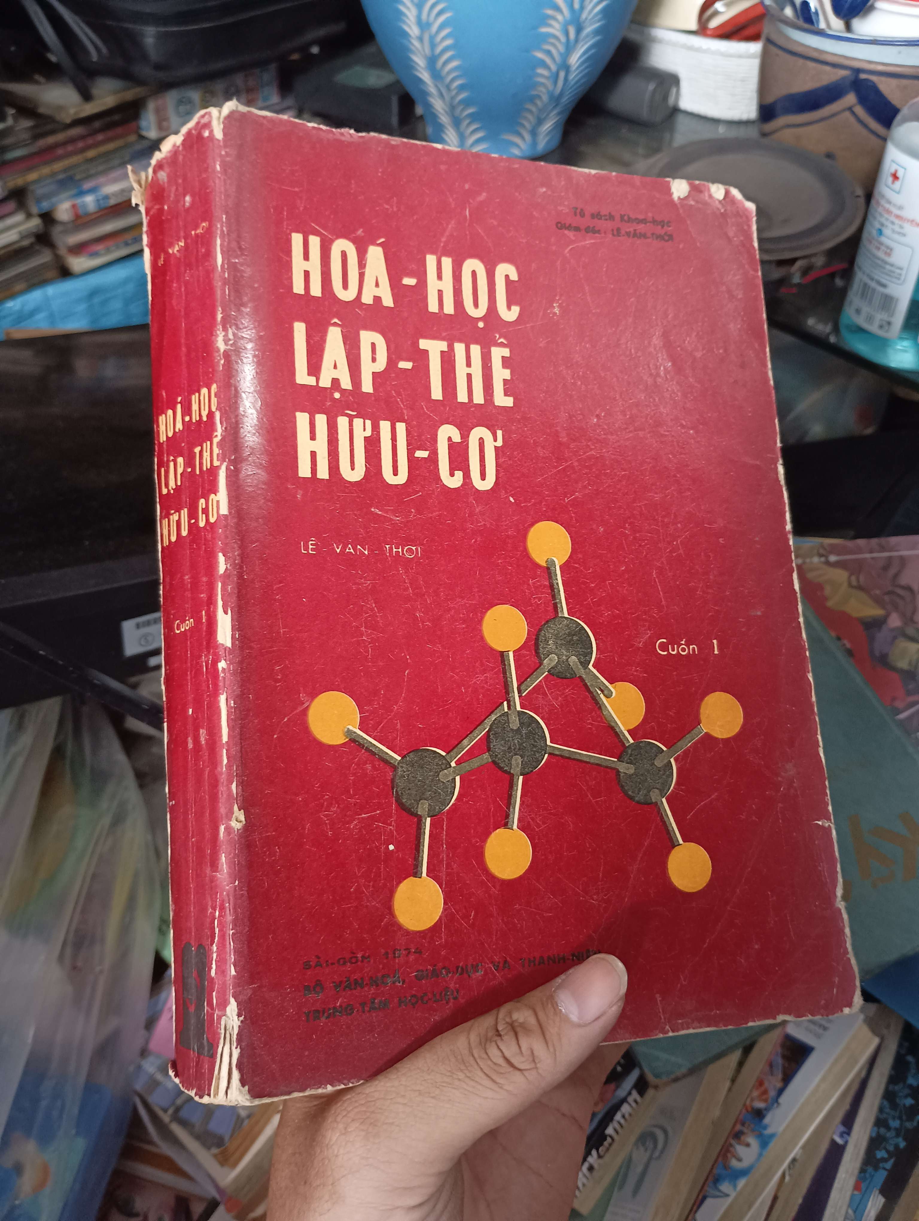 HÓA-HỌC LẬP-THỂ HỮU-CƠ (Cuốn 1) - LÊ-VĂN-THOI (Sách giáo khoa - giáo trình) KSX