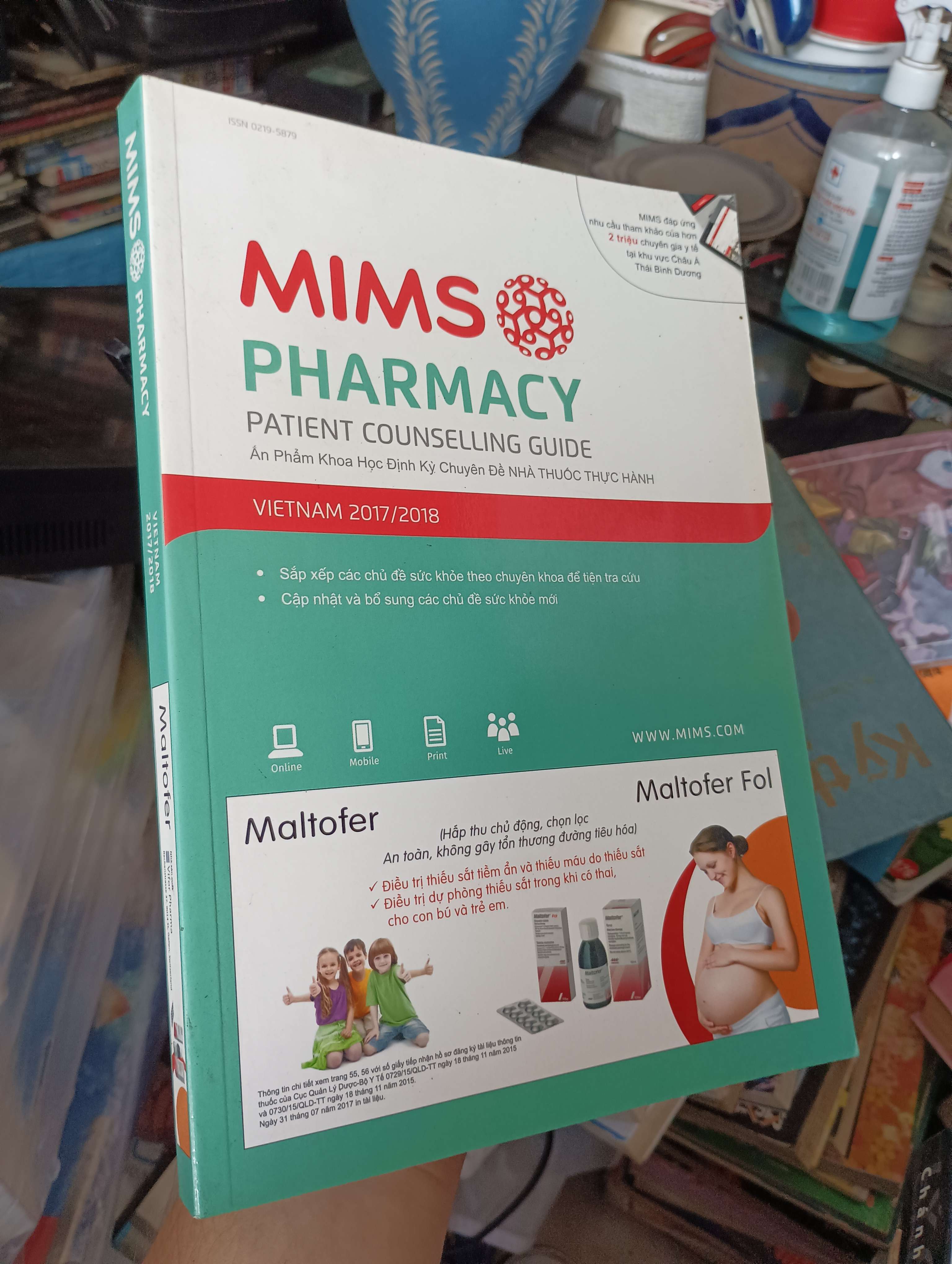 MIMS Pharmacy Patient Counselling Guide (Ấn phẩm khoa học định kỳ chuyên đề Nhà thuốc thực hành) 2017 (Sách Y học - Sức khỏe - Thể thao) KSX