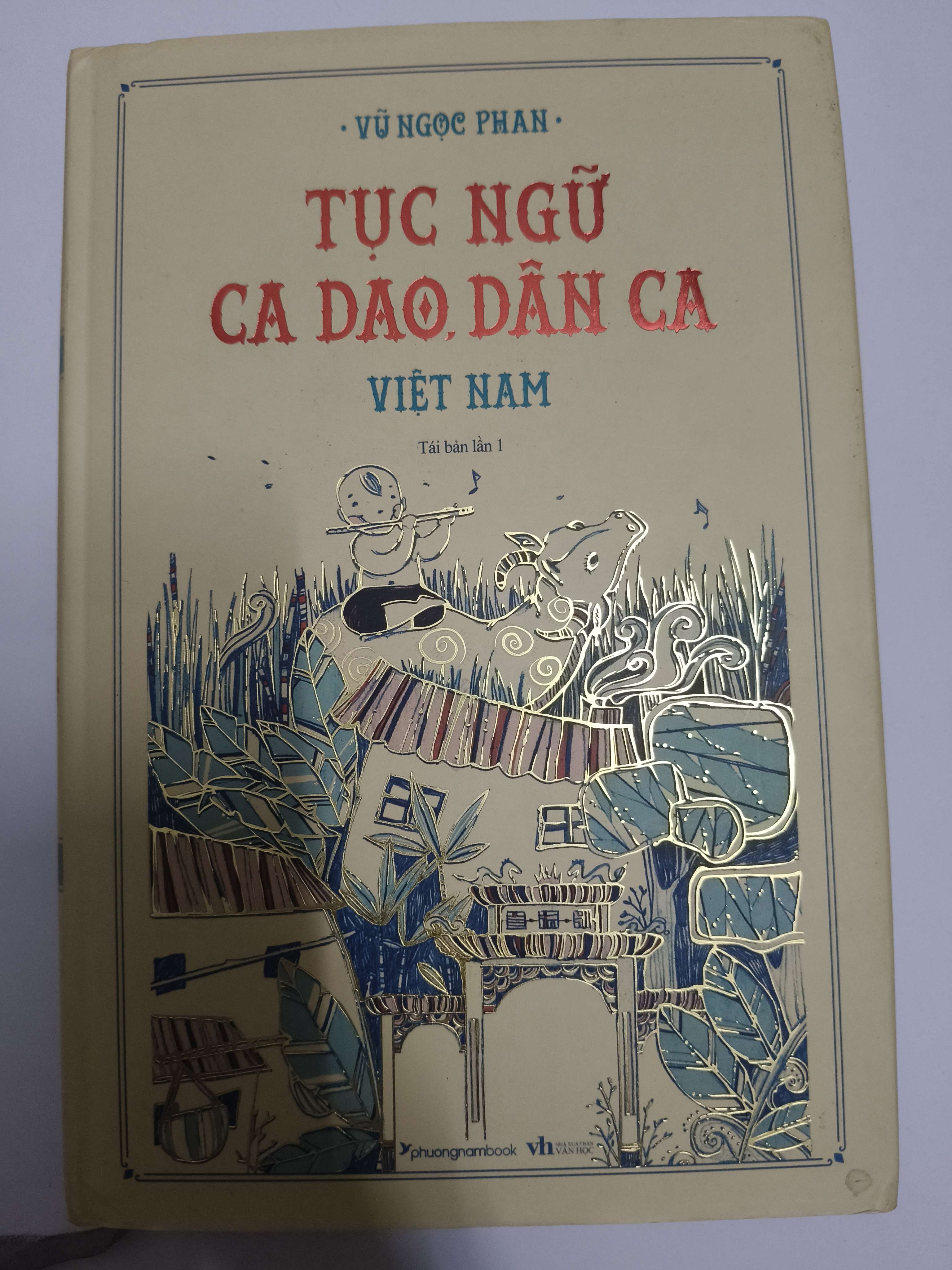 Tục ngữ ca dao dân ca Việt Nam - Xb 2021- 880 trang - Bìa cứng (Sách văn học) ANTQ