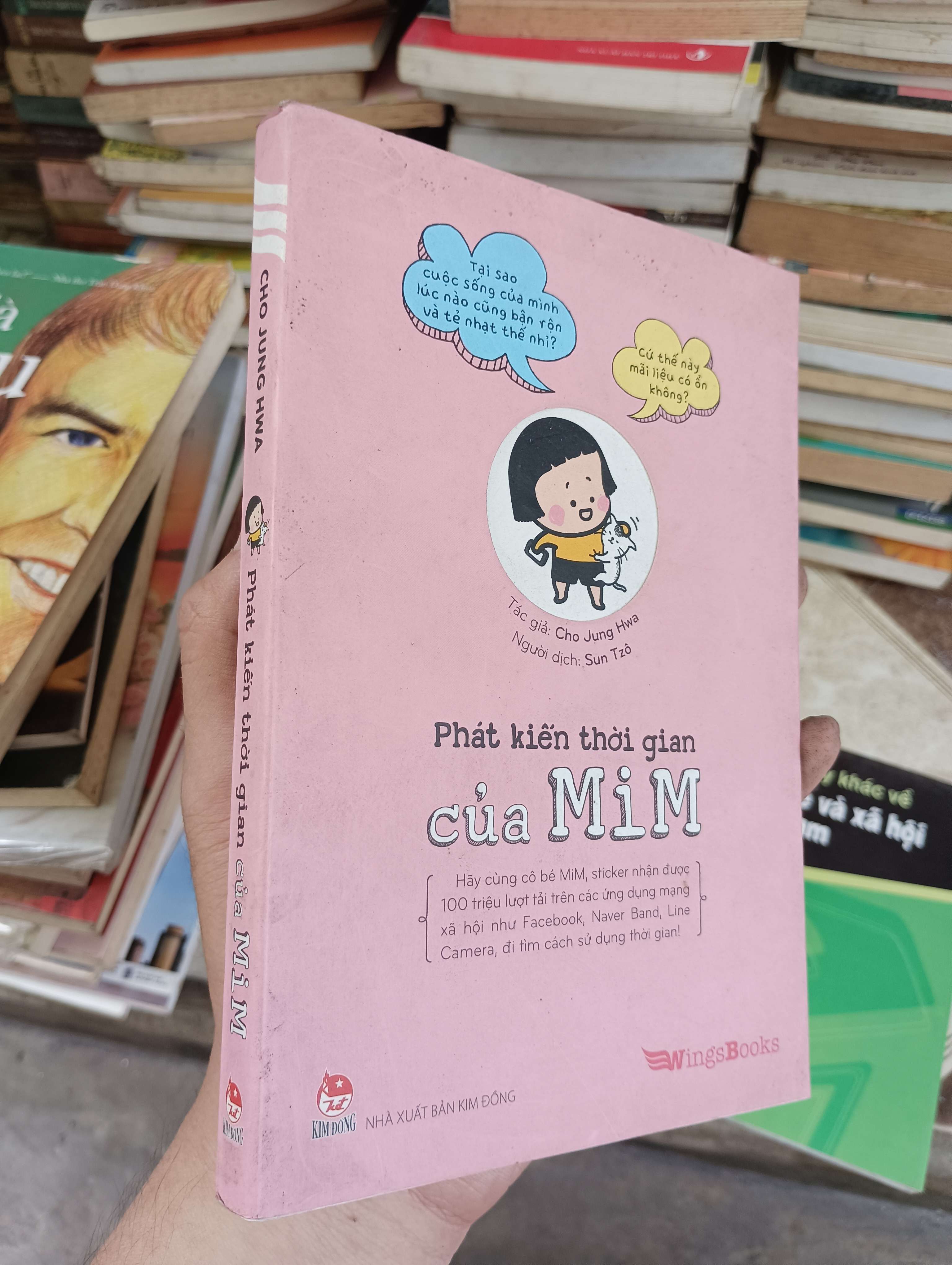 Phát kiến thời gian của MiM - Cho Jung Hwa 2018 (Sách thiếu nhi) BGB