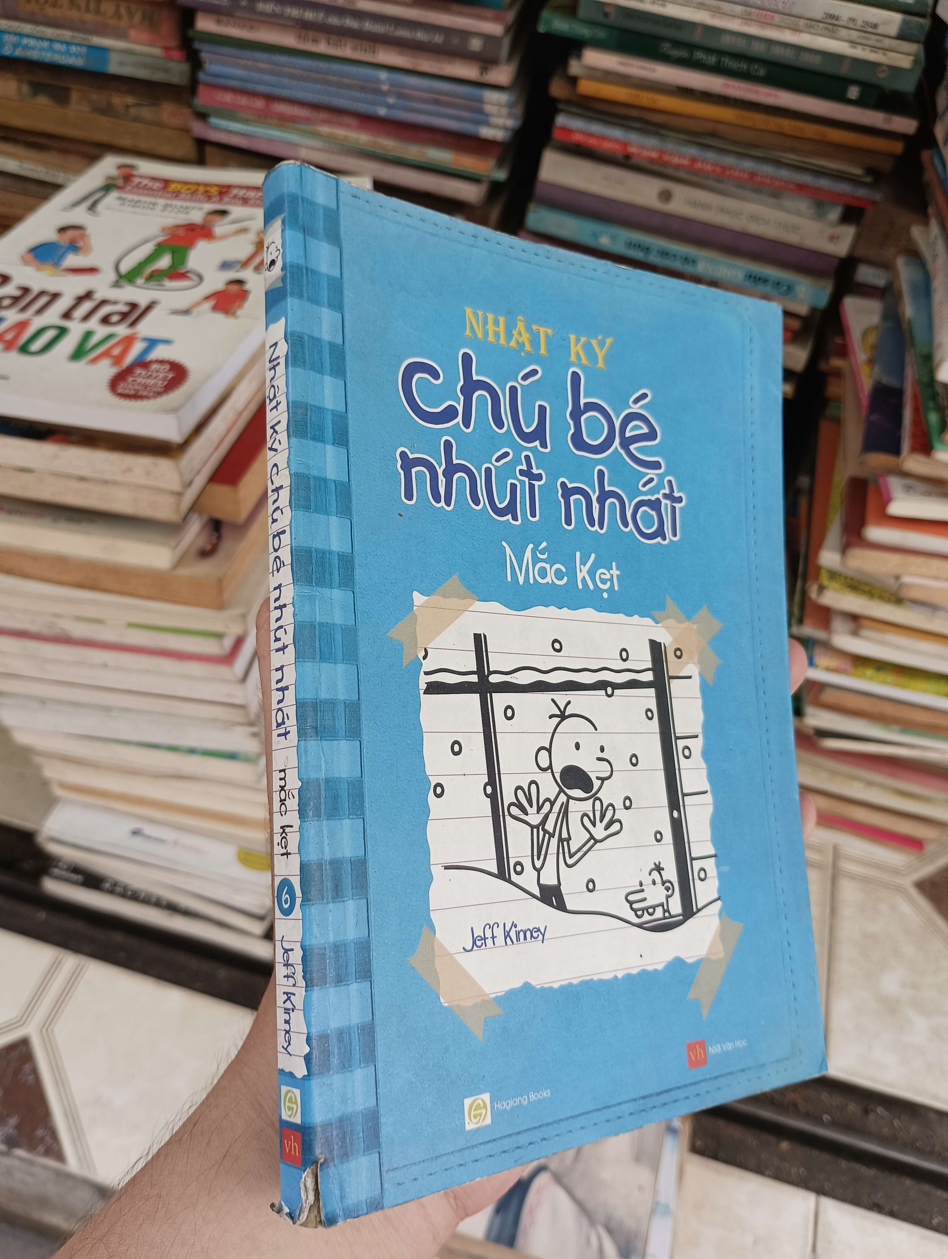 Diary of a Wimpy Kid: Cabin Fever (Bản tiếng Việt: Nhật ký chú bé nhút nhát - Mắc Kẹt) - Jeff Kinney 2015 (Sách thiếu nhi) BGB
