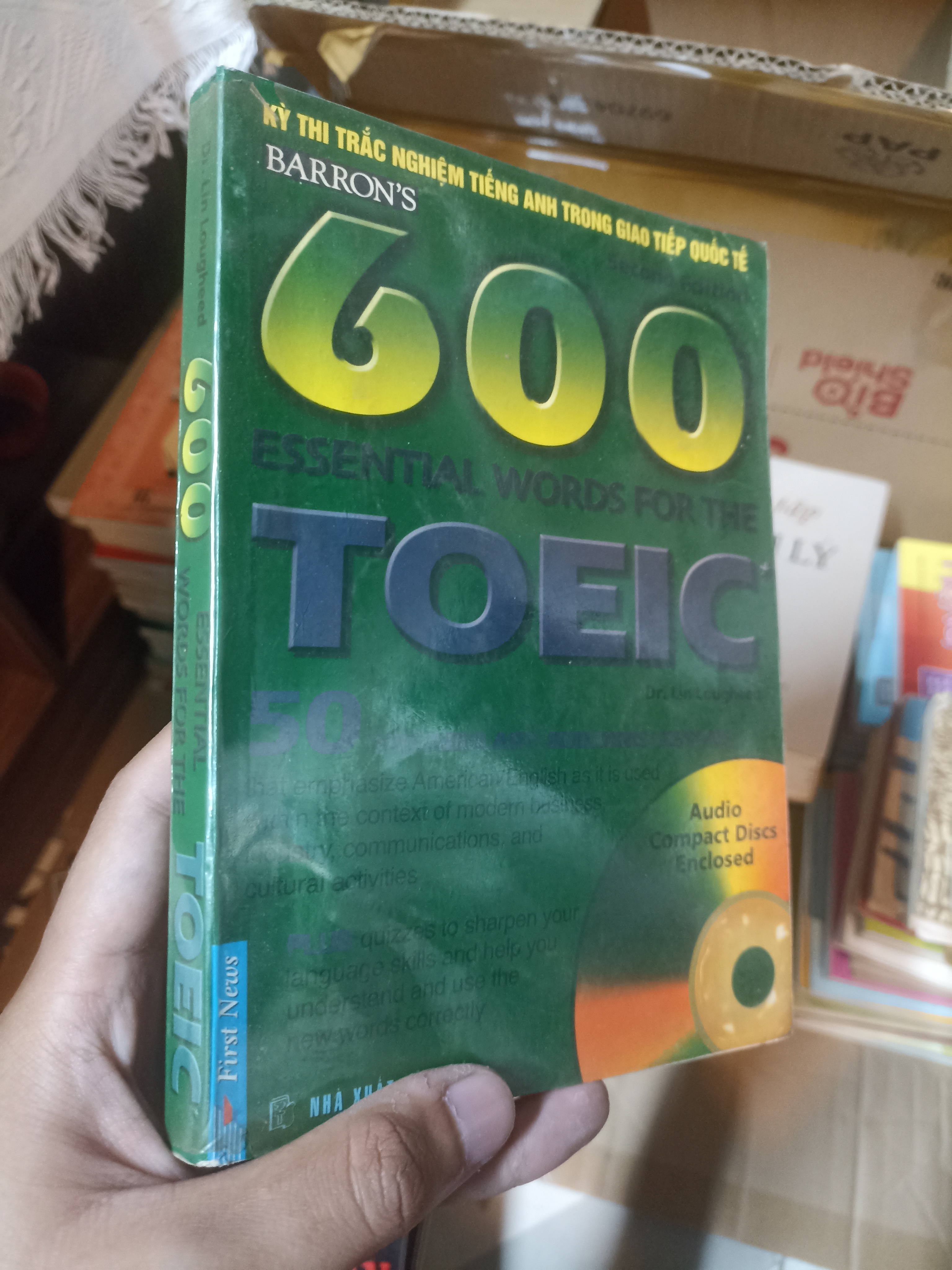 Barron's 600 Essential Words for the TOEIC (Sách tự học tiếng Anh) NSX