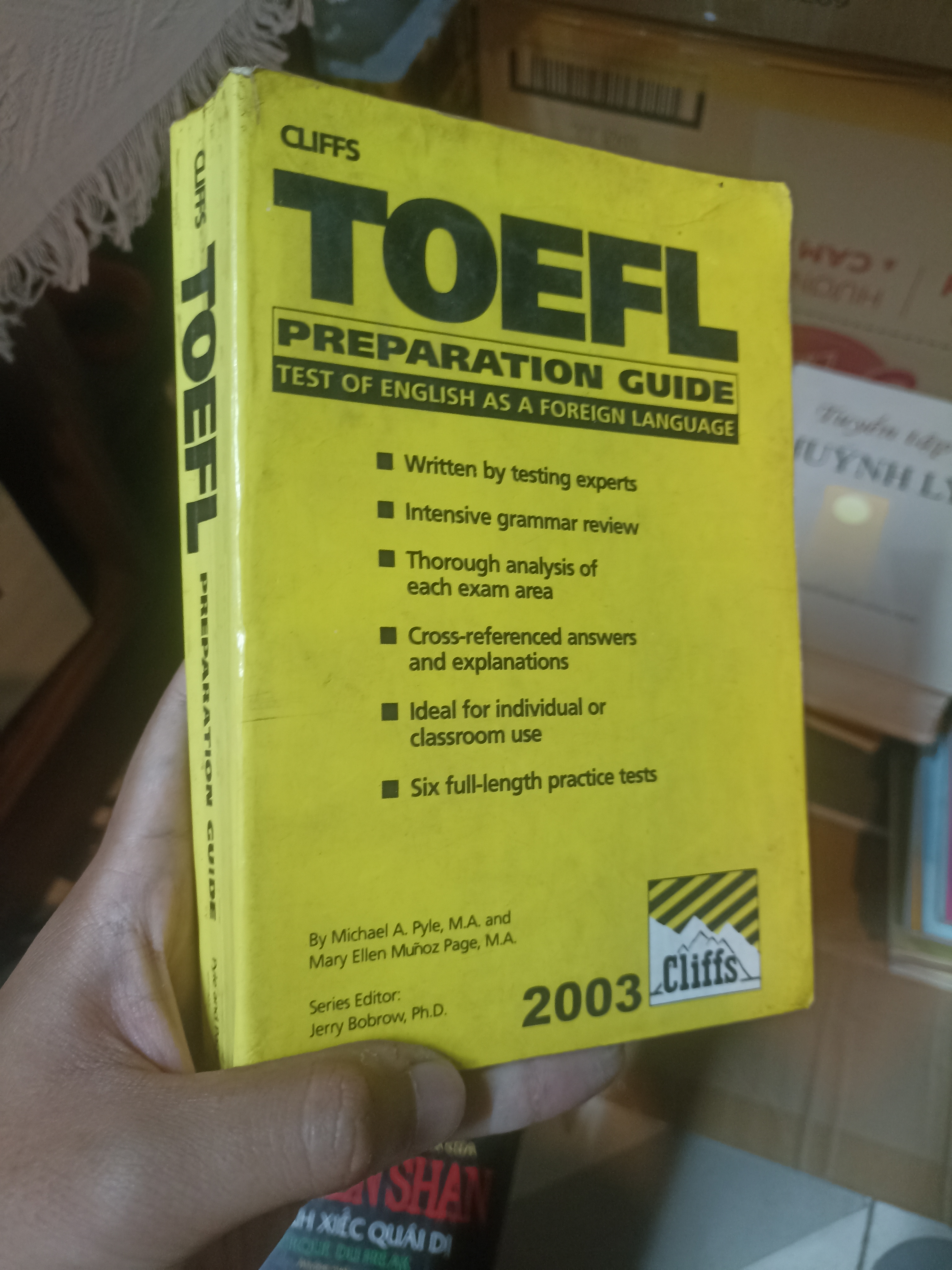 Cliff TOEFL Preparation Guide (Sách tự học tiếng Anh) NSX