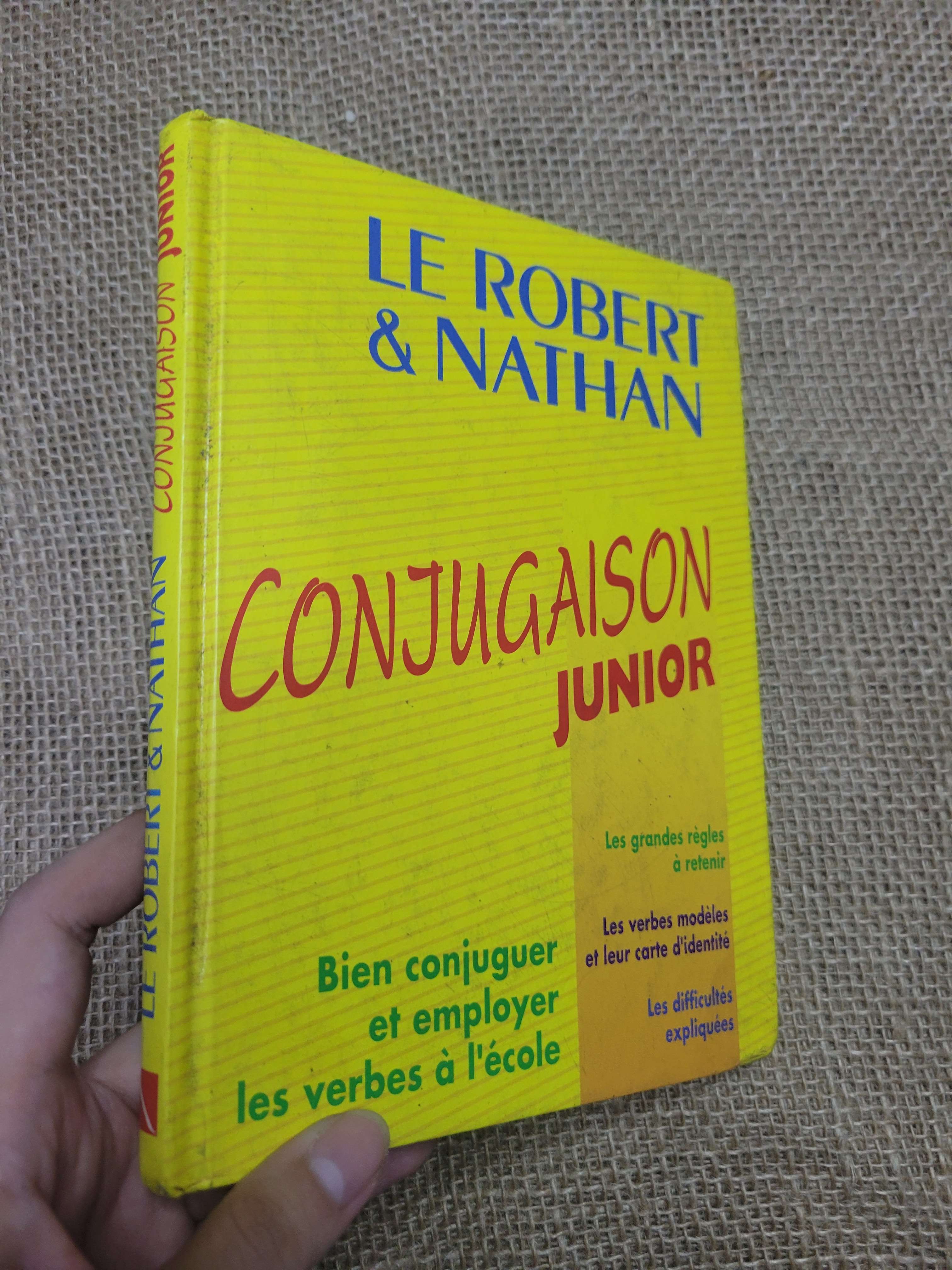 Conjugaison Junior - Le Robert & Nathan bìa cứng, sách màu mới 70% bẩn bìa, ố (Sách ngoại) HLSC