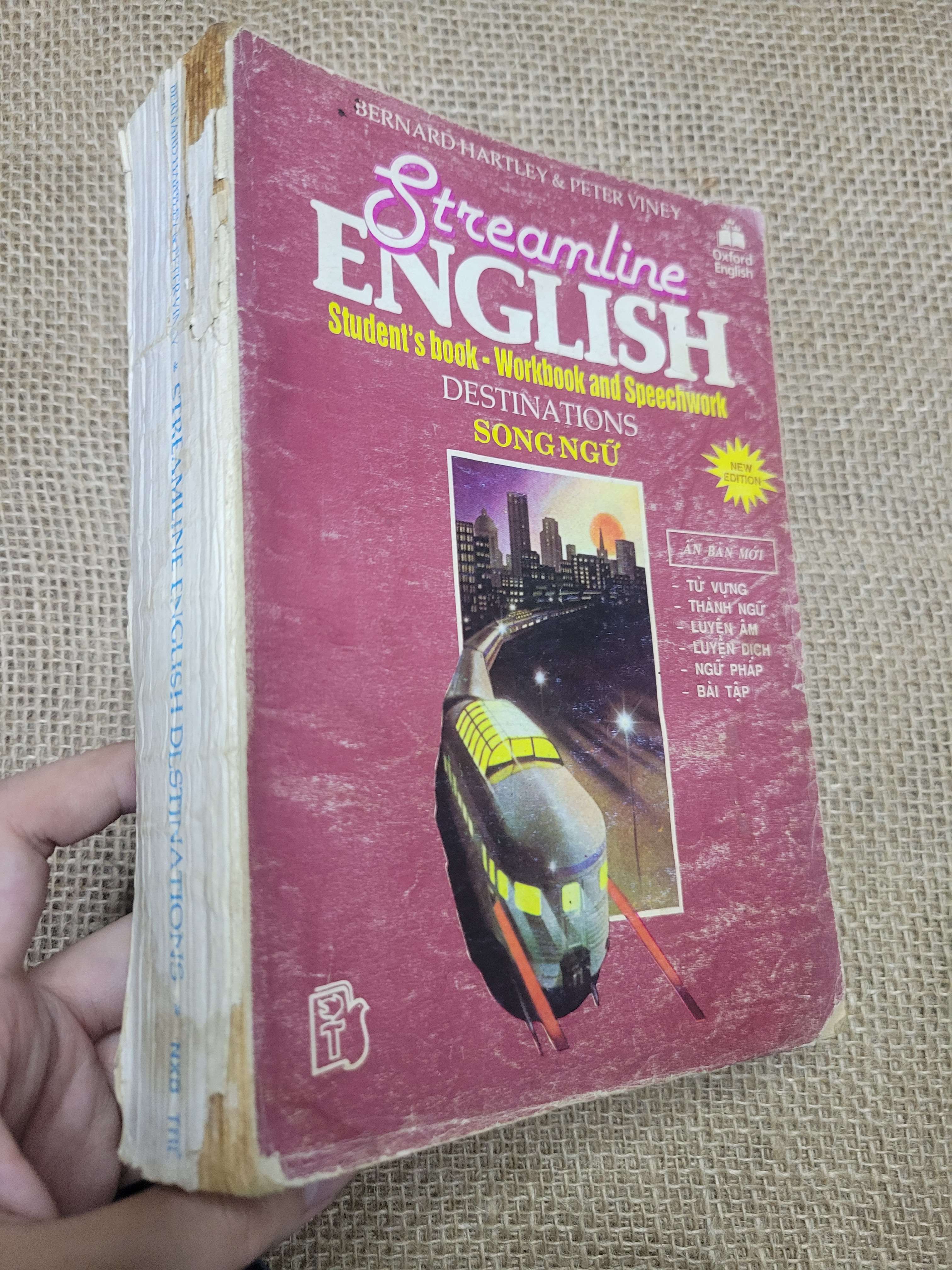 Streamline English Destinations Song Ngữ - Bernard Hartley & Peter Viney 1995 mới 70% bẩn bìa, ố, có vệt nước, coa chữ viết, tróc gáy tróc bìa (Sách tự học tiếng Anh) HLSC