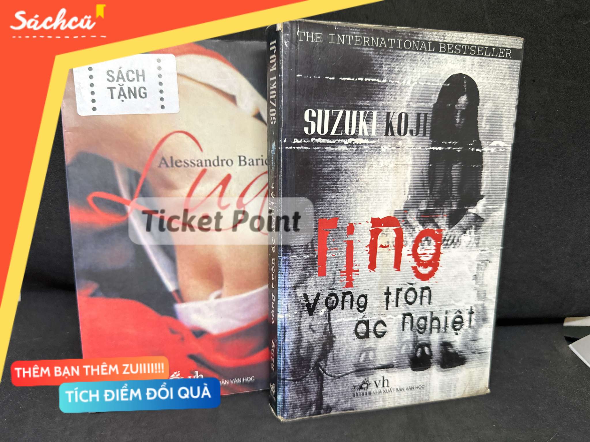 (Ticket Point) Ring Vòng Tròn Ác Nghiệt, Mới 80% (Có vết nước) + Tặng sách, 2008 - Suzuki Koji H1604-SBM-3
