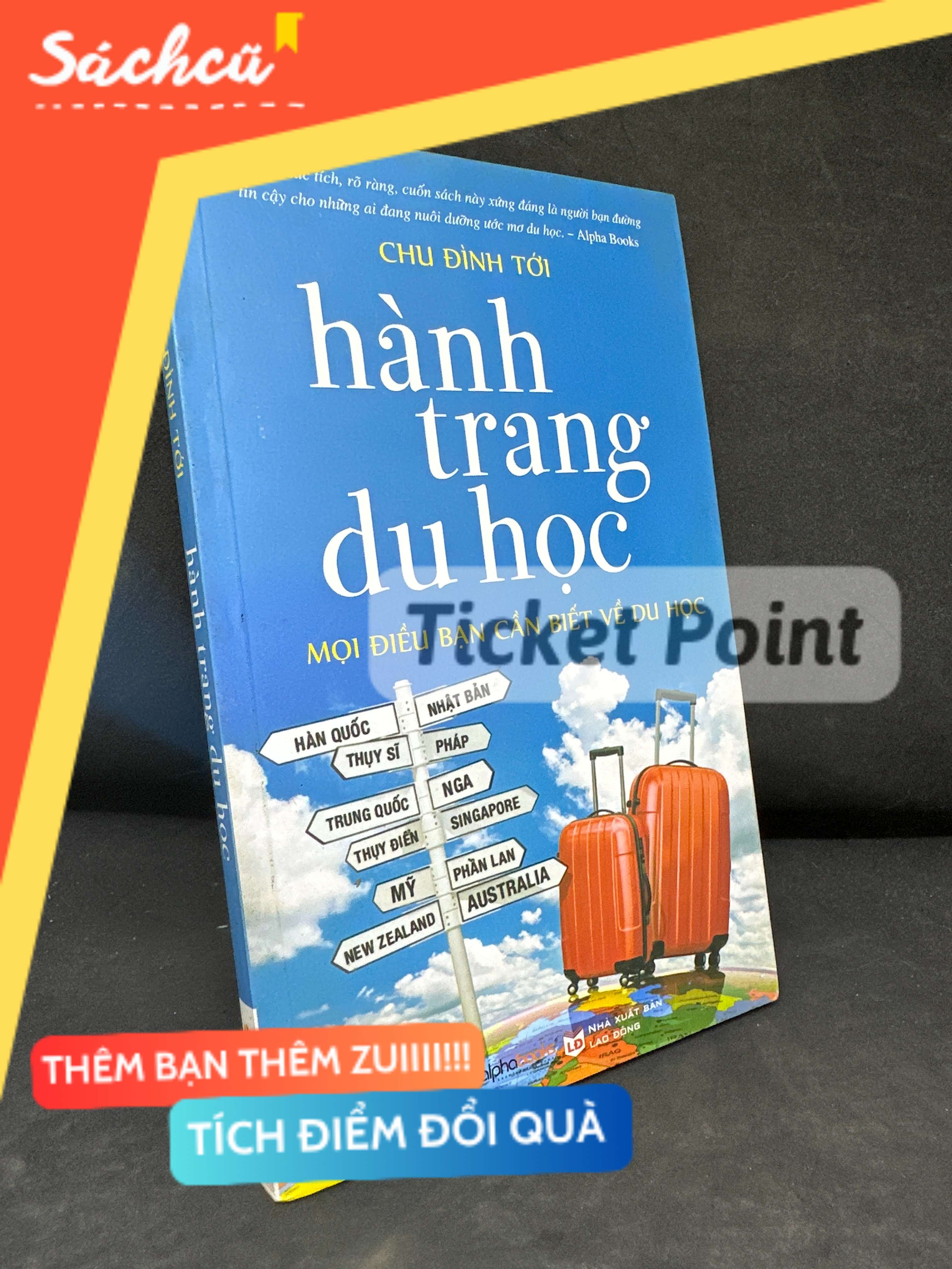 (Ticket Point) Hành Trang Du Học, Mới 70% (ố vàng), 2015 - Chu Đình Tới H1604-SBM-3