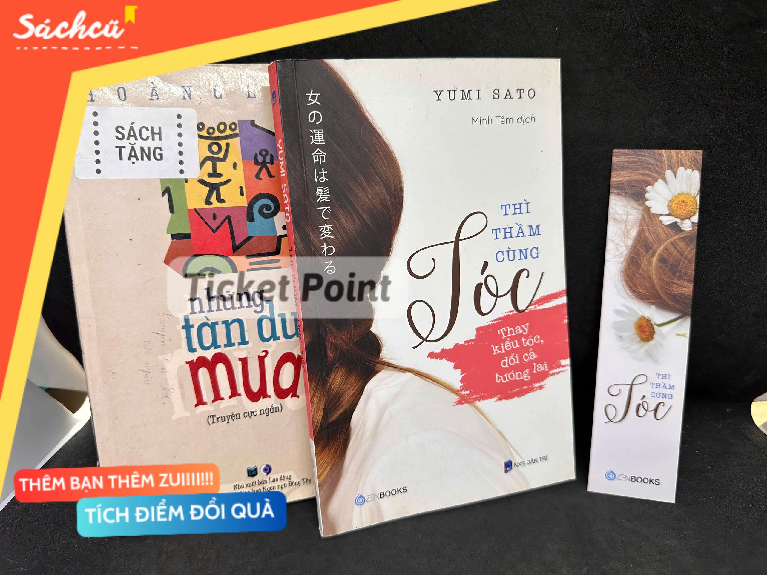 (Ticket Point) Thì Thầm Cùng Tóc, Mới 80% (Vết bẩn nhẹ mép sách + Trang đầu có chữ ký) + Sách tặng, 2019 - Yumi Sato H1604-SBM-1