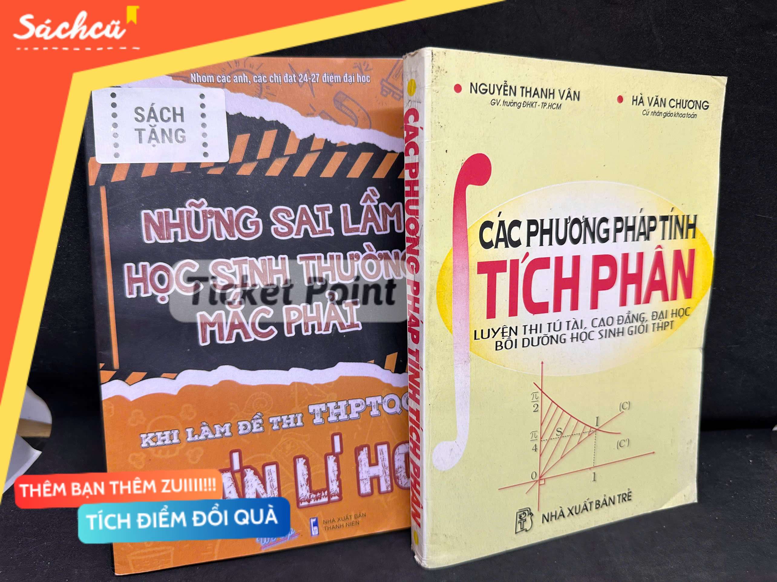 (Ticket Point) Các Phương Pháp Tính Tích Phân, Mới 80% (ố vàng), 2000 - Nguyễn Thanh Vân & Hà Văn Chương H1604-SBM-1