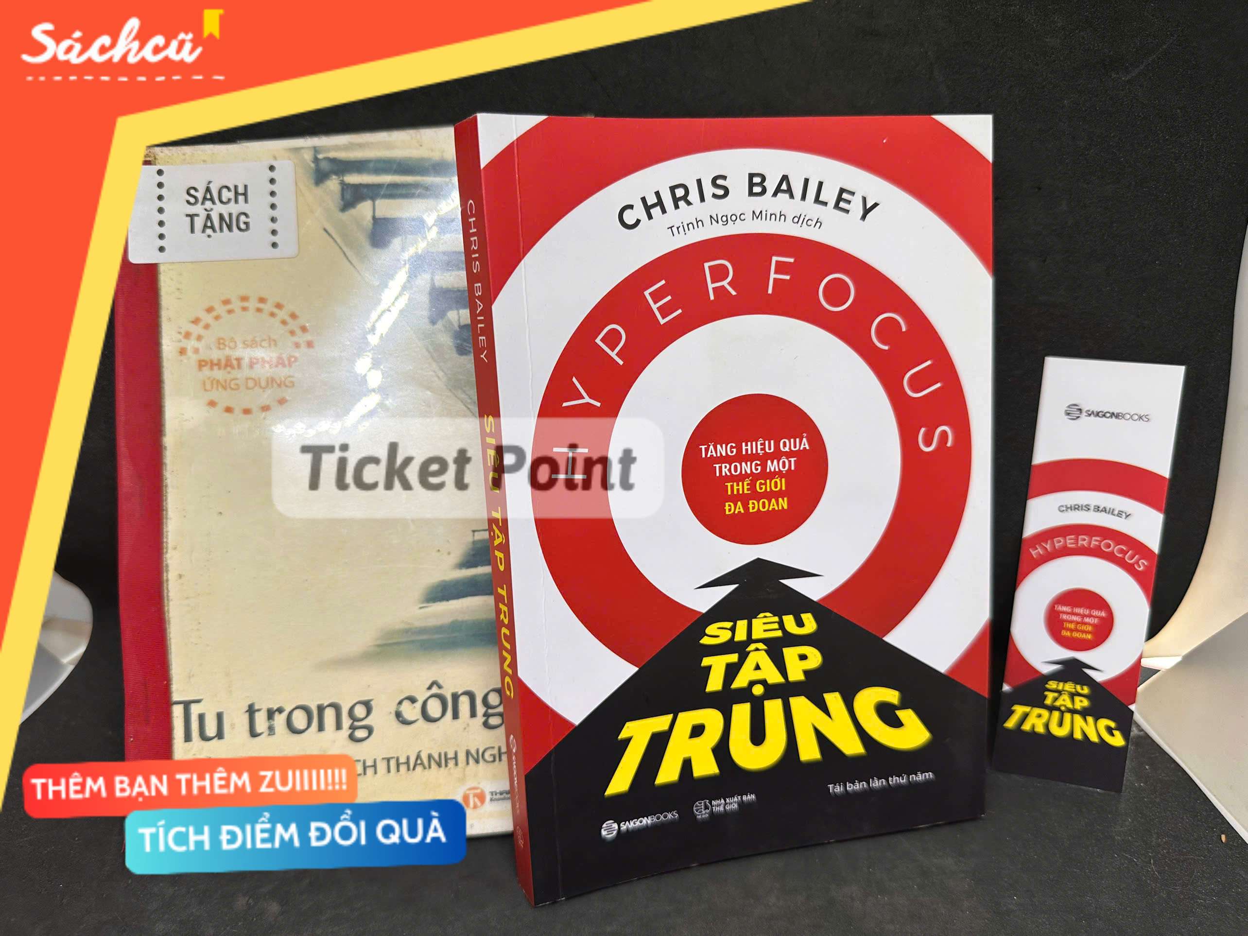 (Ticket Point) Siêu Tập Trung, Mới 80% (sách có gạch chân) + Sách tặng, 2025 - Chris Bailey H1004-SBM