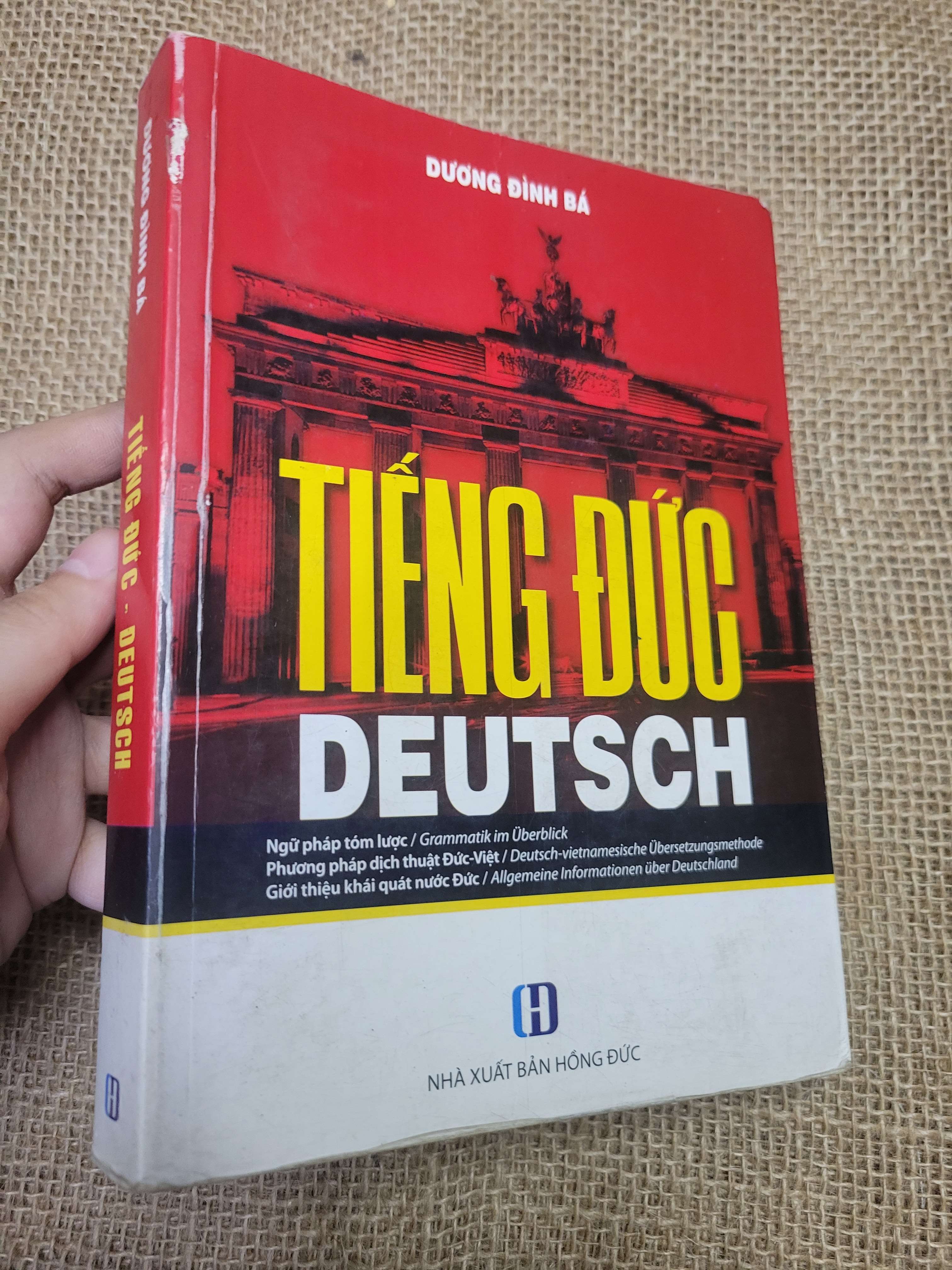 TIẾNG ĐỨC DEUTSCH - DƯƠNG ĐÌNH BÁ 2012 mới 80% bẩn bìa, ố, tróc gáy (Sách học ngoại ngữ) HLSC