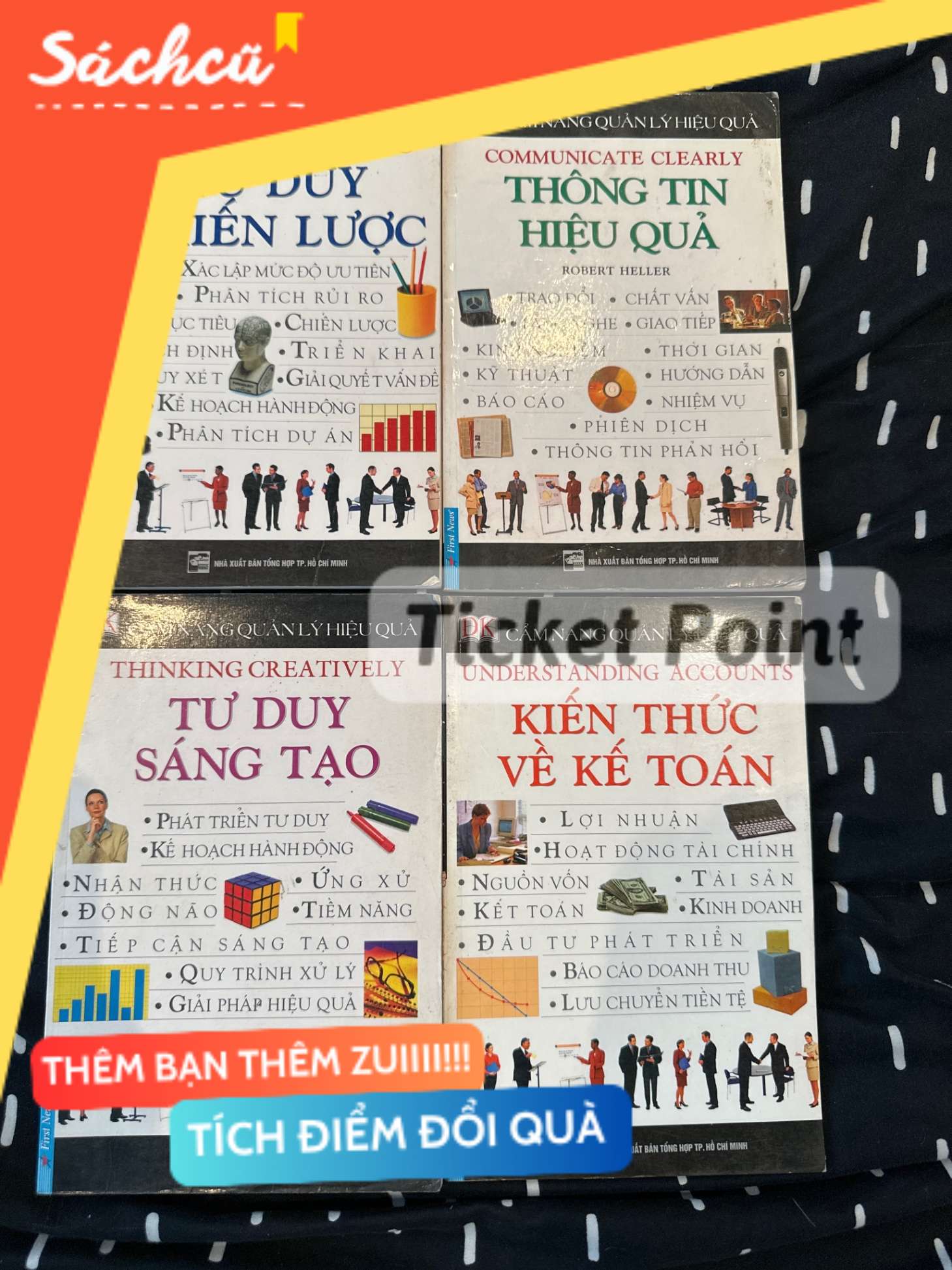 (Ticket Point) Combo 4 cuốn Cẩm Nang Quản Lý Hiệu Quả, 2009 H1604-SBM-3