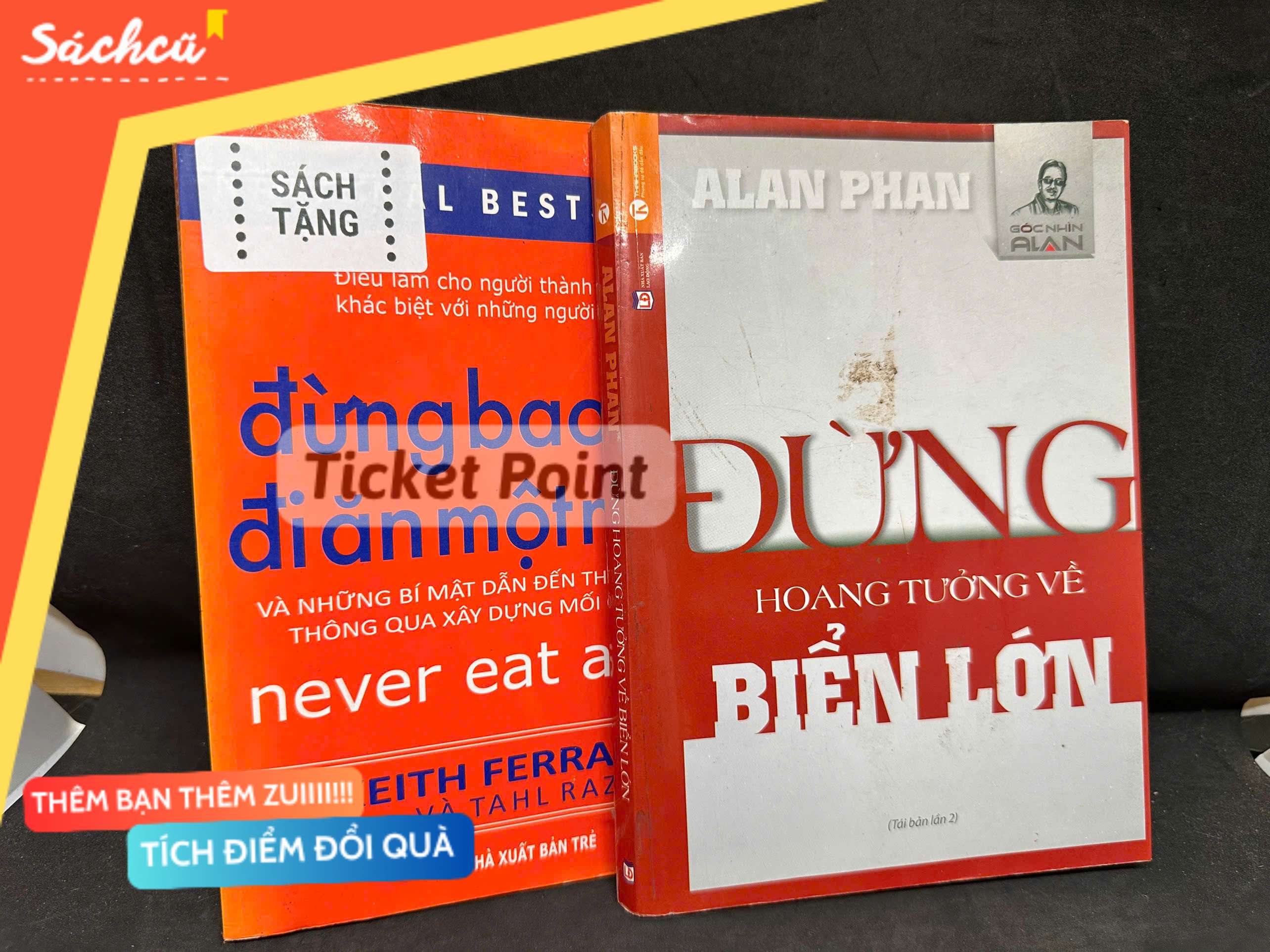 (Ticket Point) Đừng Hoang Tưởng Về Biển Lớn, Mới 80% (ố nhẹ) + Sách tặng, 2016 - Alan Phan H1604-SBM-1