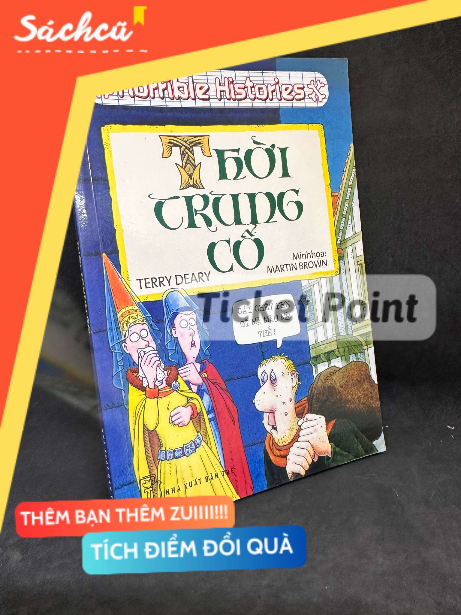 (Ticket Point) Horrible Histories - Thời Trung Cổ, Mới 80% (ố vàng) 2015 - Terry Deary H1004-SBM