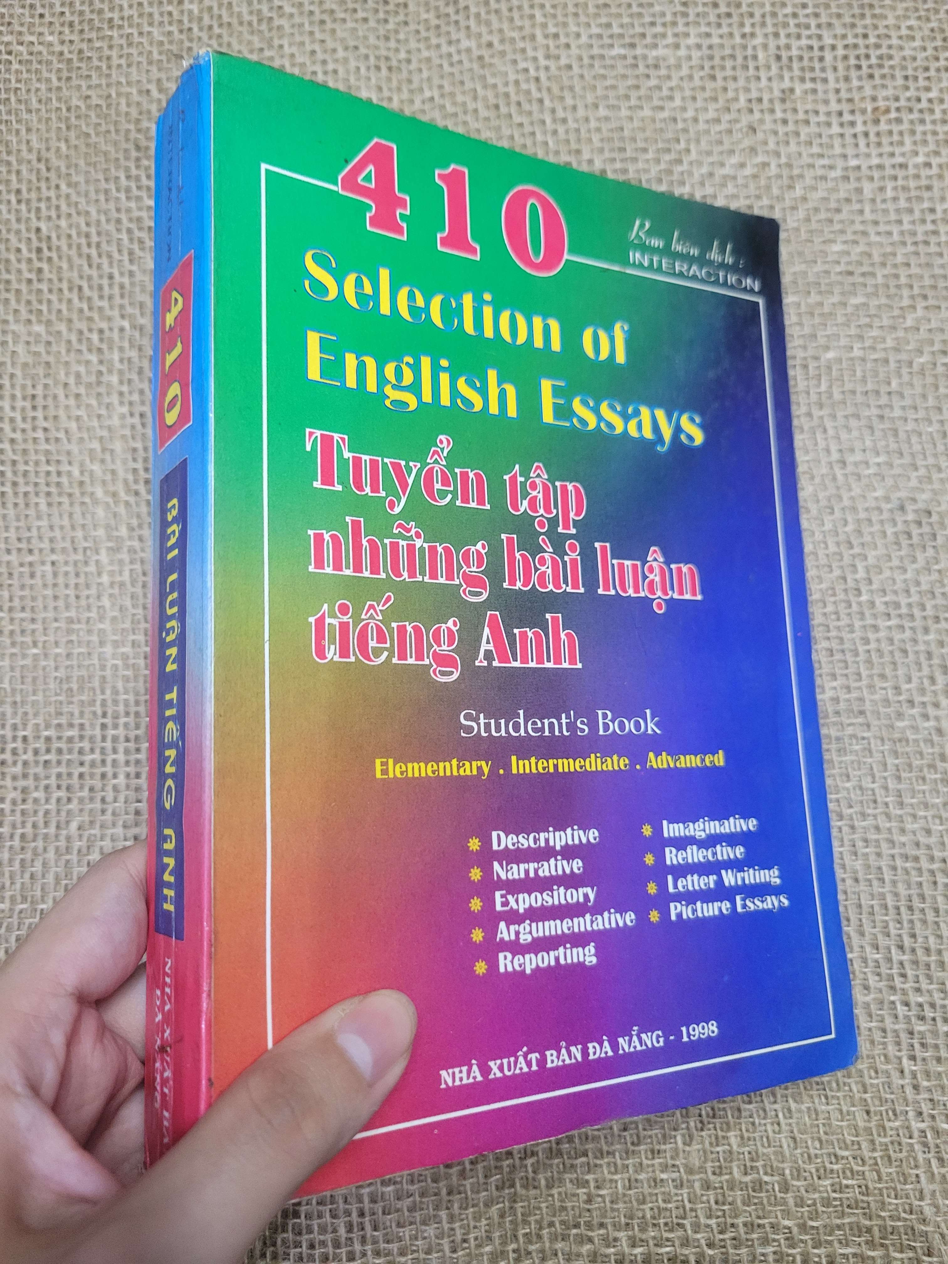 410 Selection of English Essays Tuyển tập những bài luận tiếng anh 1798 mới 80% bẩn bìa, ố (Sách tự học tiếng Anh) HLSC