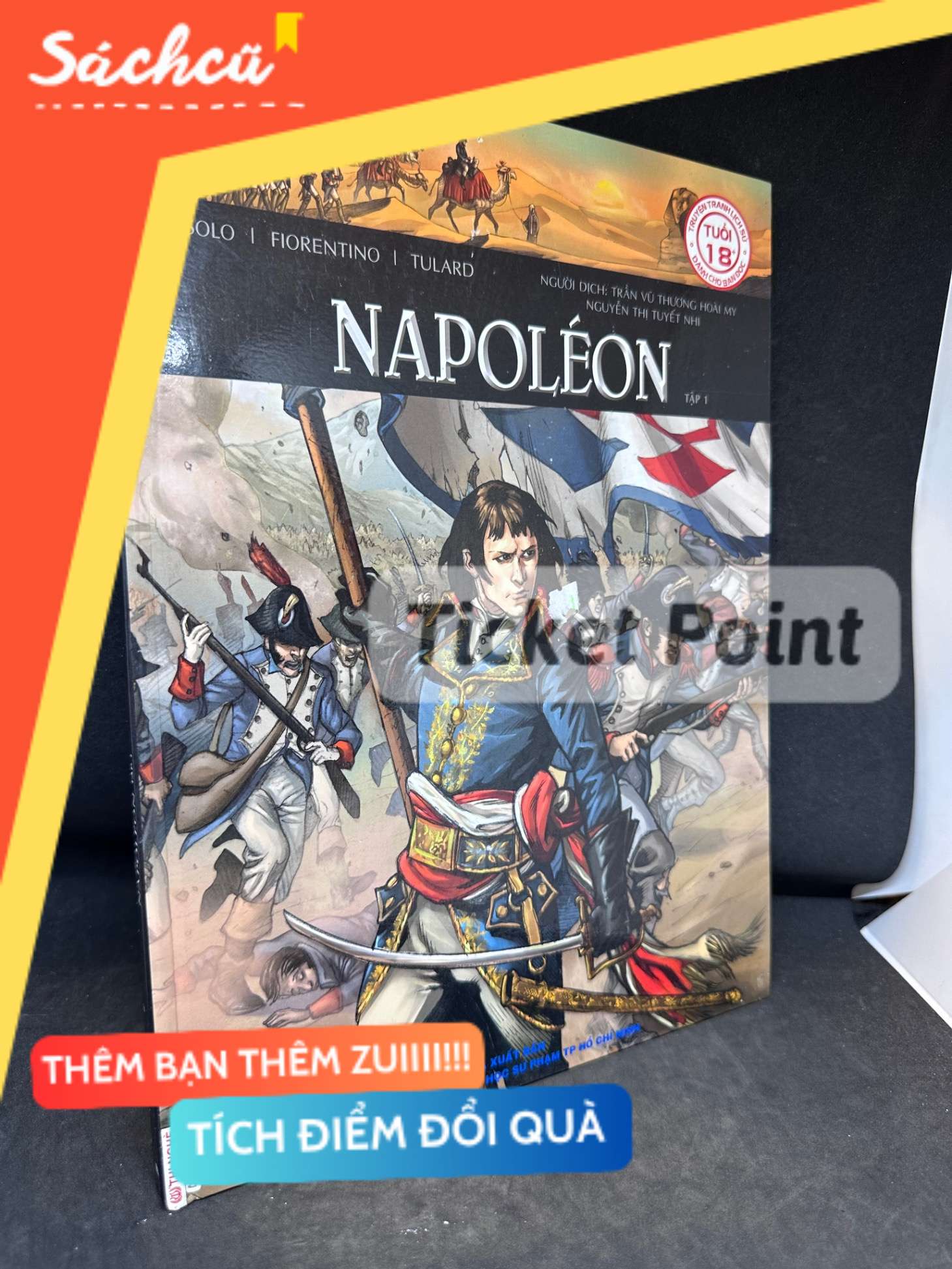 (Ticket Point) Napoleon - Tập 1 (Tranh Màu), Simsolo, mới 90%, bìa cứng, SBM0502