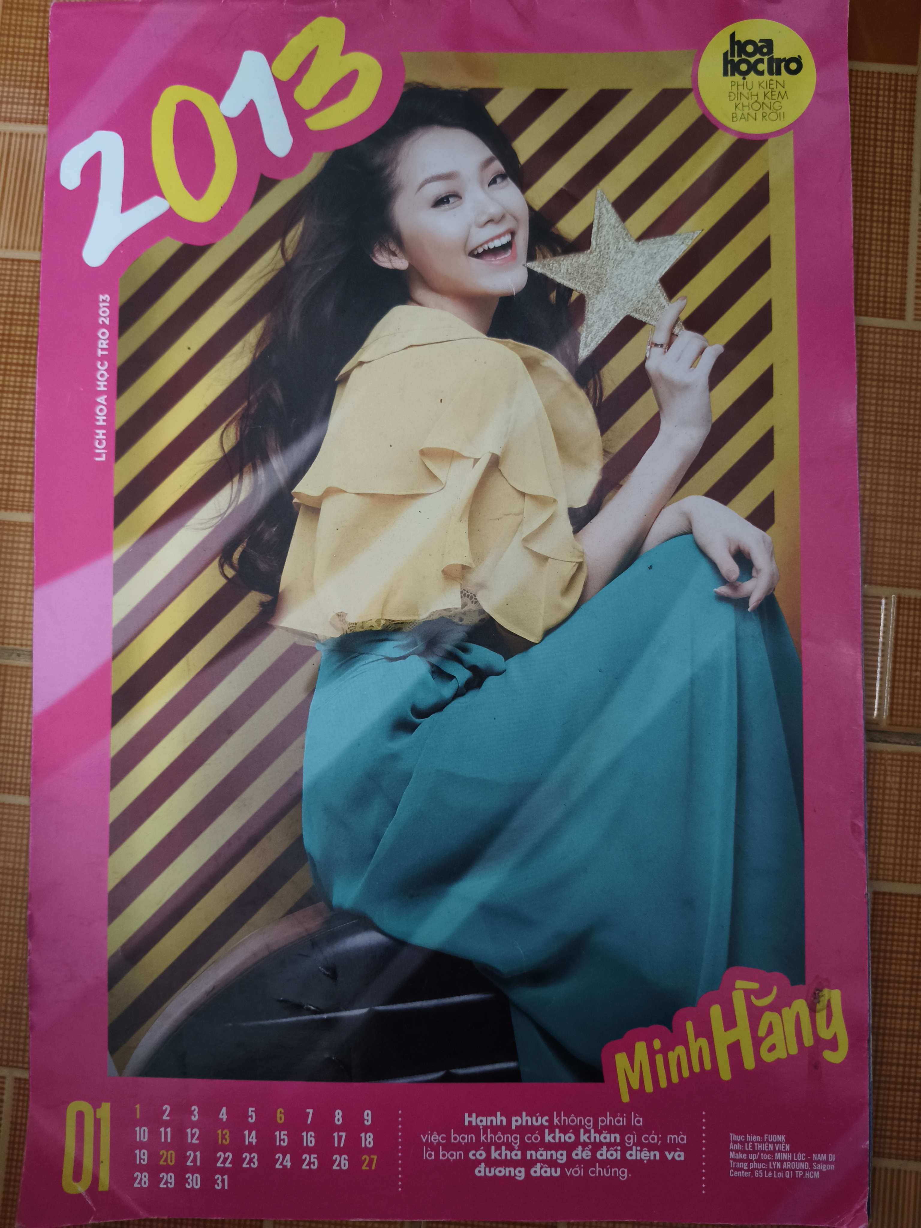 Lịch hoa học trò - Xb 2013 - 24 trang (Sách kiến thức tổng hợp) ANTQ
