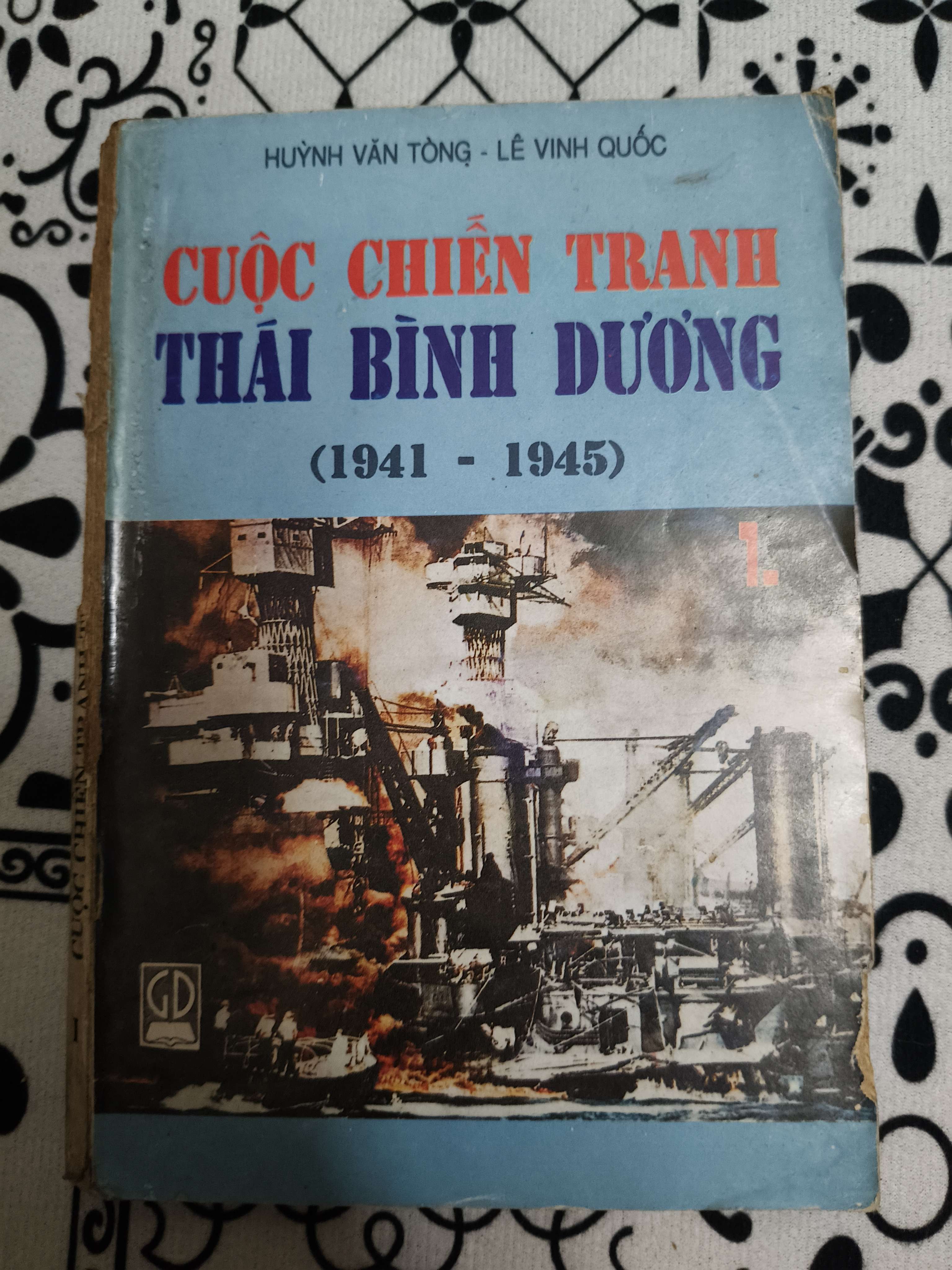 Cuộc chiến tranh Thái Bình Dương - Xb 1991 - 212 trang (Sách lịch sử - triết học) ANTQ