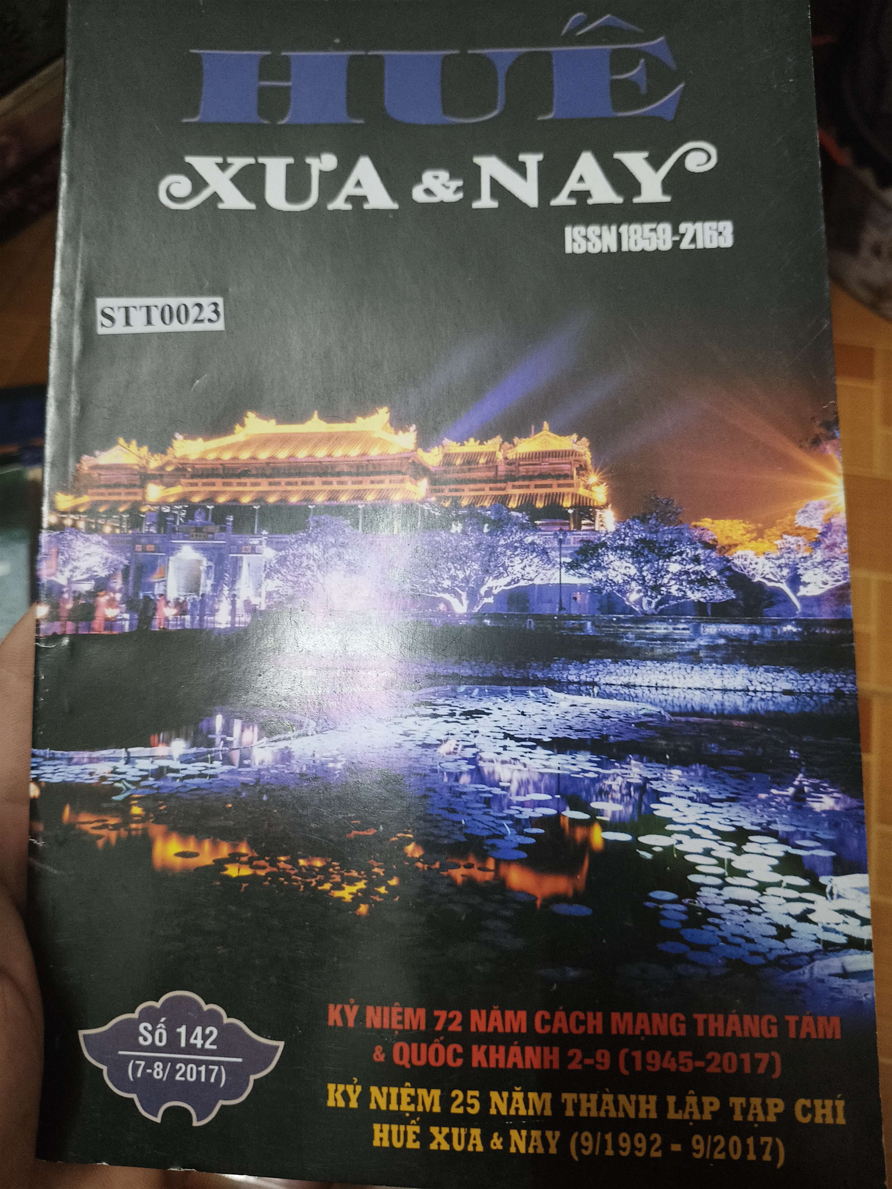 S23 Huế Xưa Và Nay 142 - Xb 2017 - 114 Trang (Lịch sử Việt Nam) ANTQ