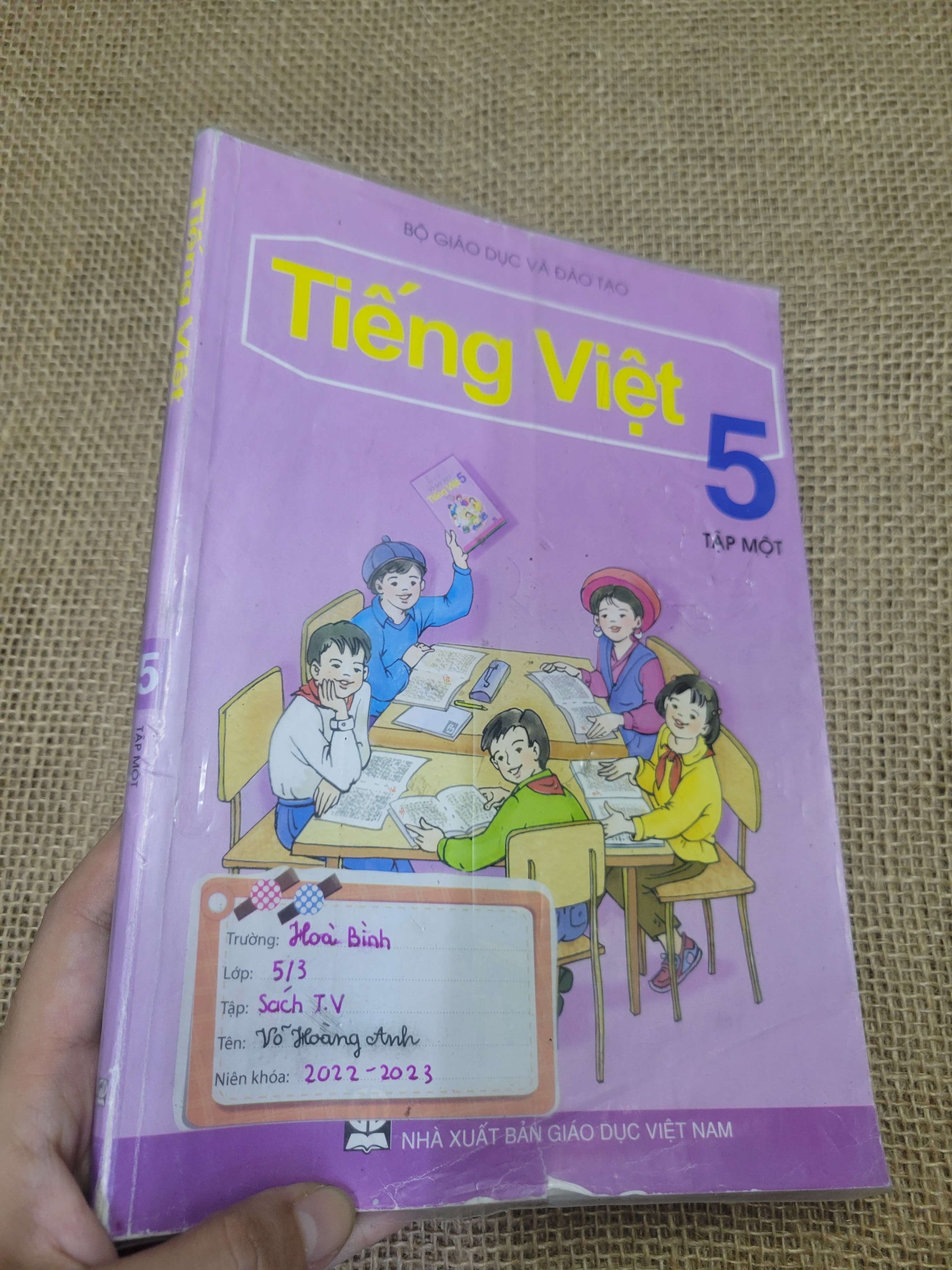Tiếng Việt Lớp 5 tập 1 (Sách giáo khoa - giáo trình) HLSC
