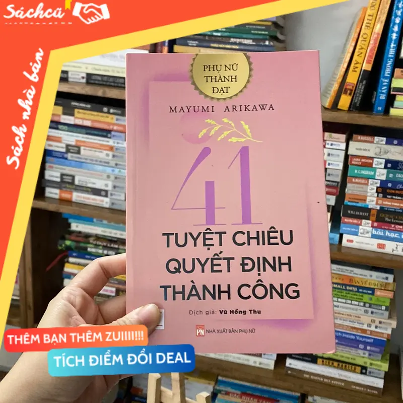 Sách 41 Tuyệt chiêu quyết định thành công phụ nữ thành đạt (Sách kỹ năng) TSHT