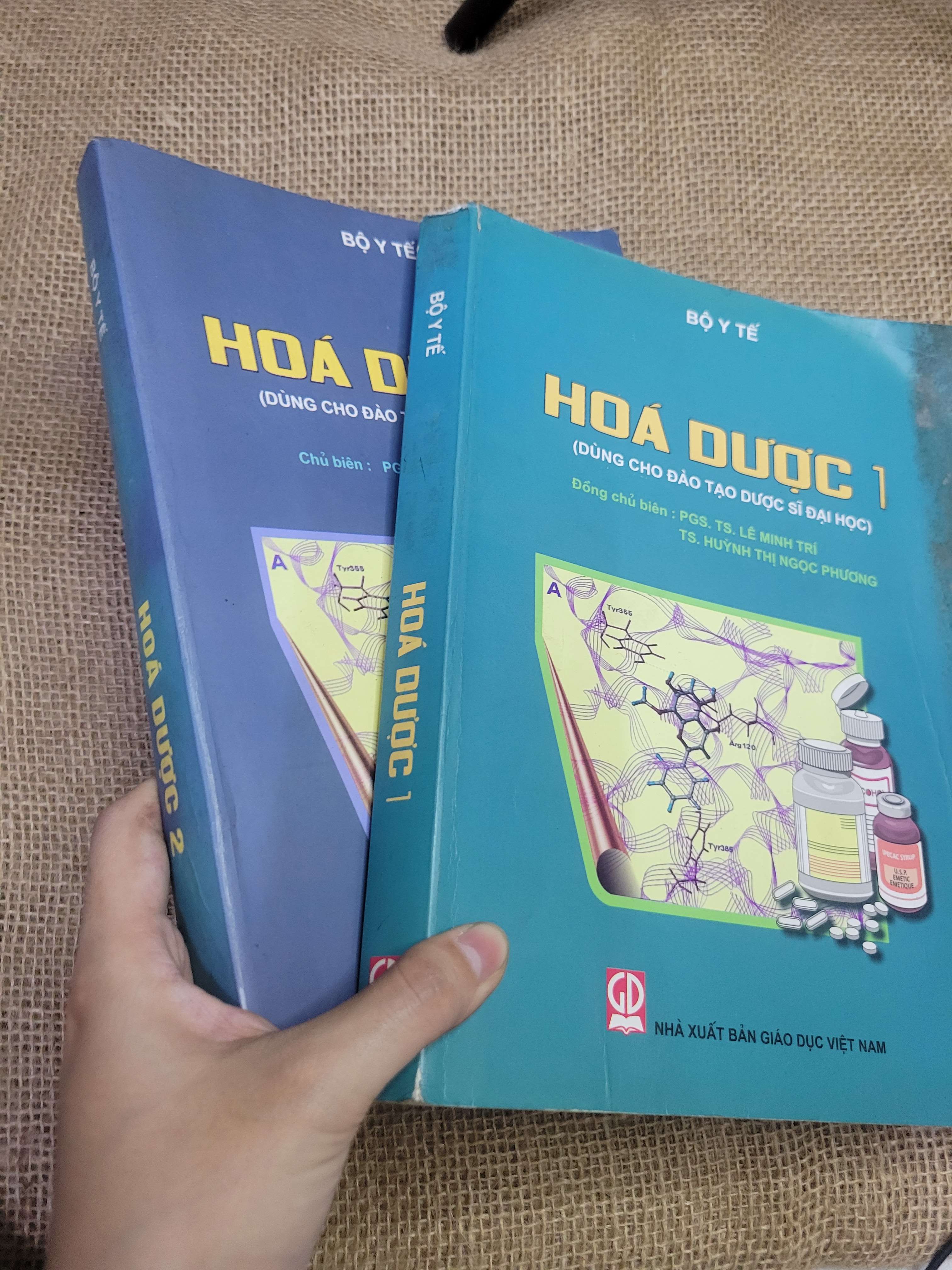 2 cuốn HOÁ DƯỢC (Giáo trình đại học - cao đẳng) HLSC